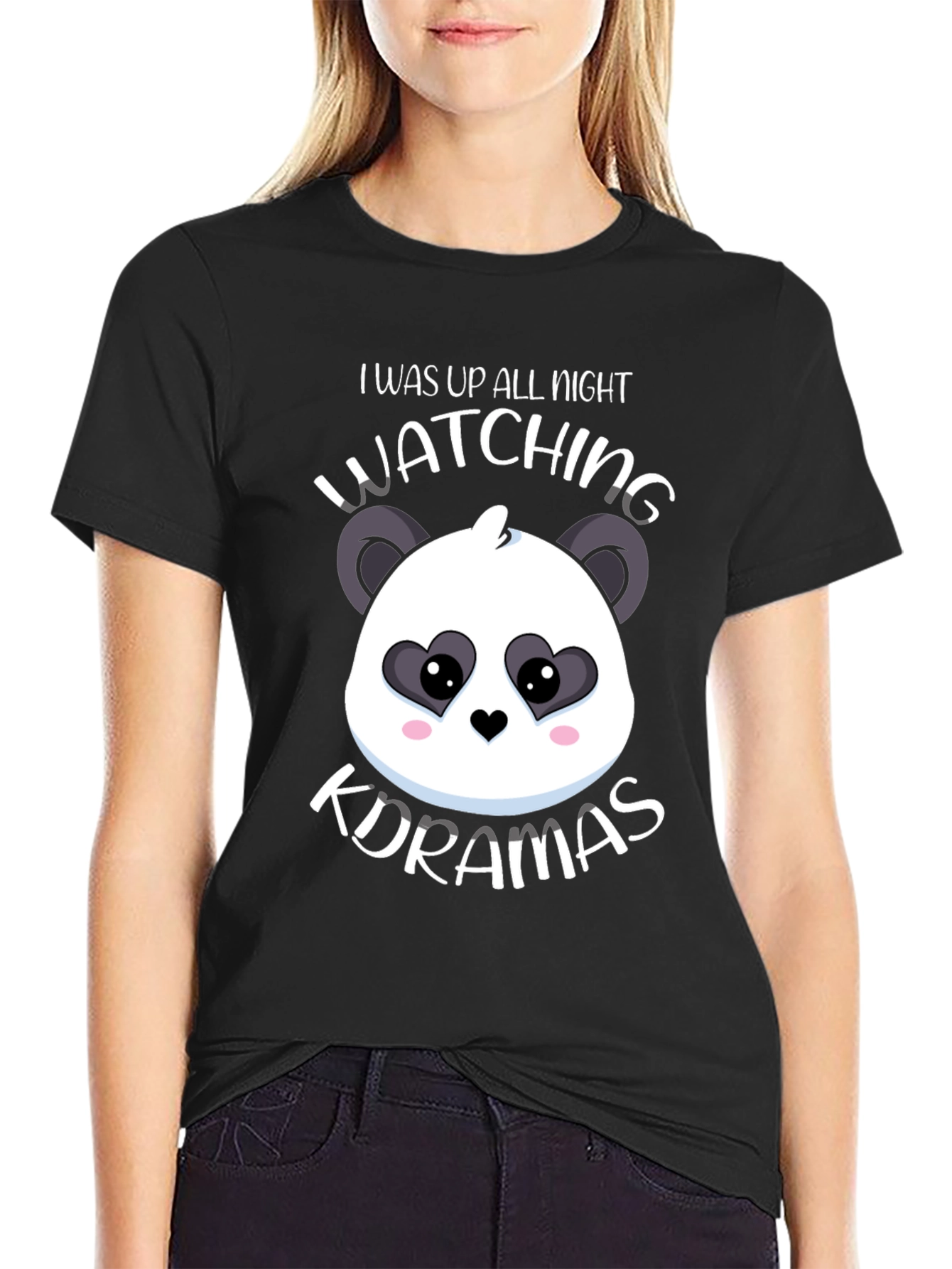 I Was Up All Night Watching K-Dramas T-Shirt - 2