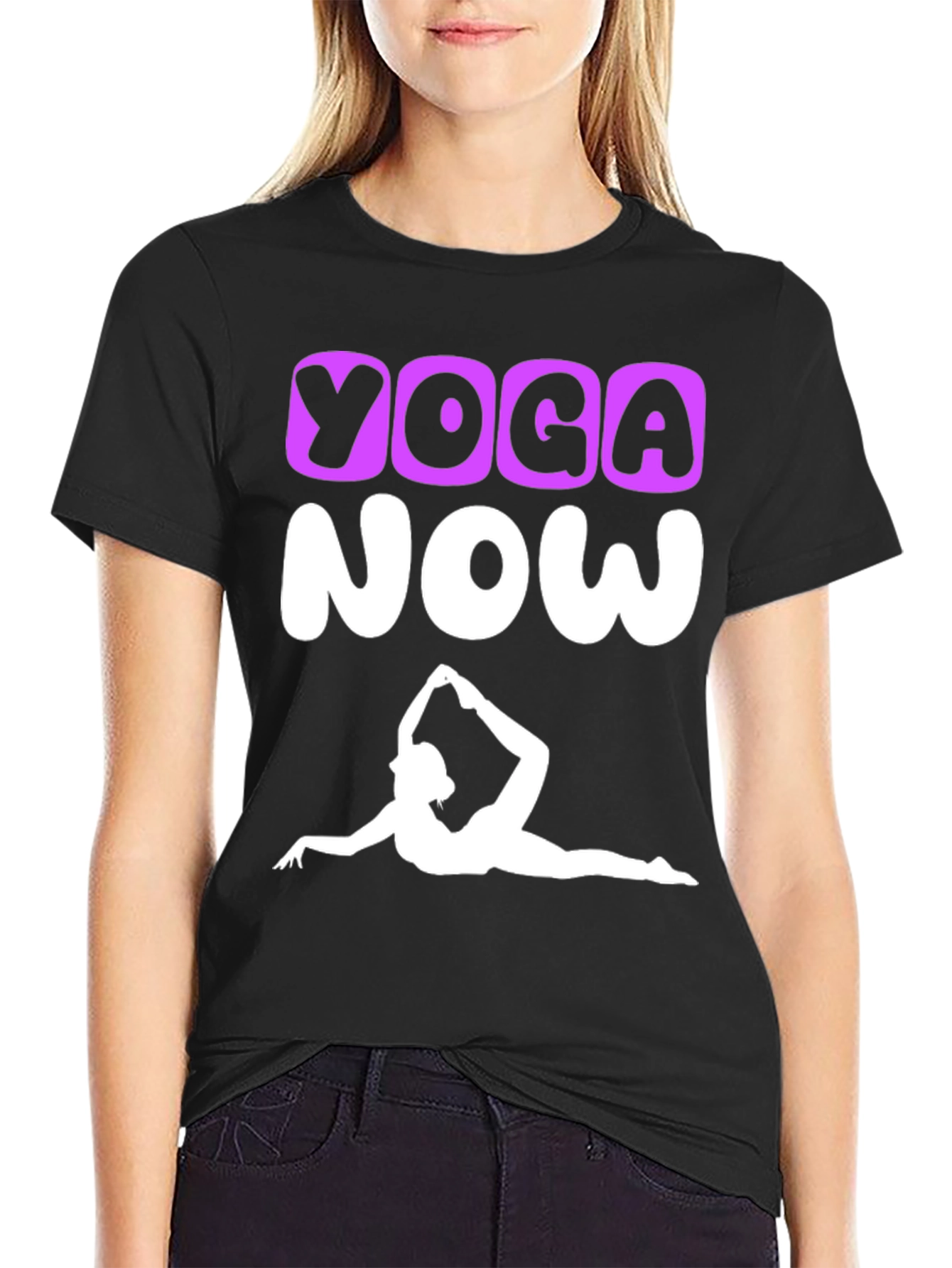Yoga Now Graphic T-Shirt for Fitness & Style - 2