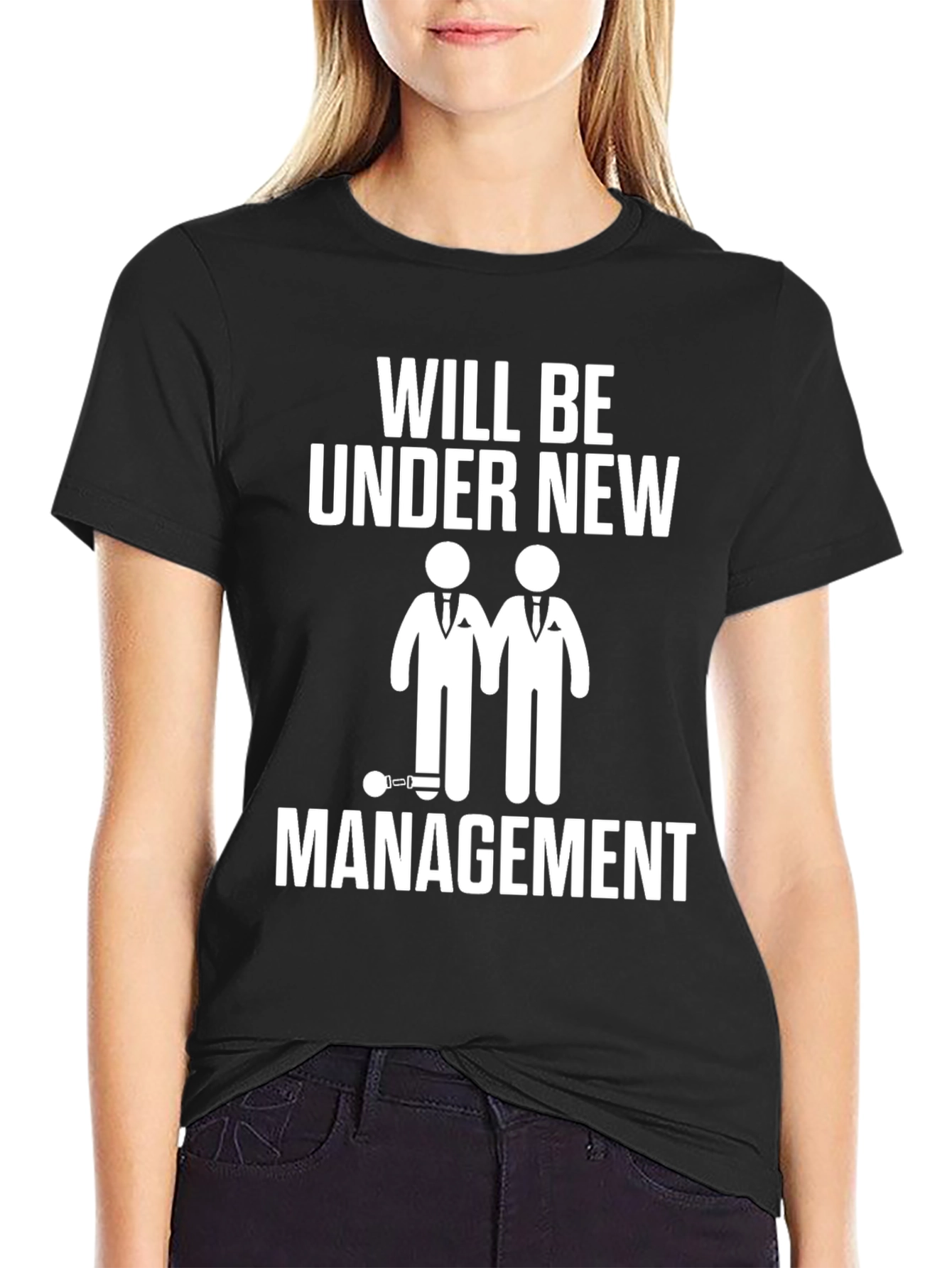 Black Will Be Under New Management Graphic T-Shirt view 2