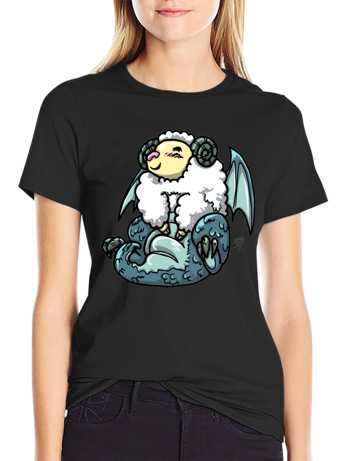 Black Sheep Dragon Graphic Tee view 2