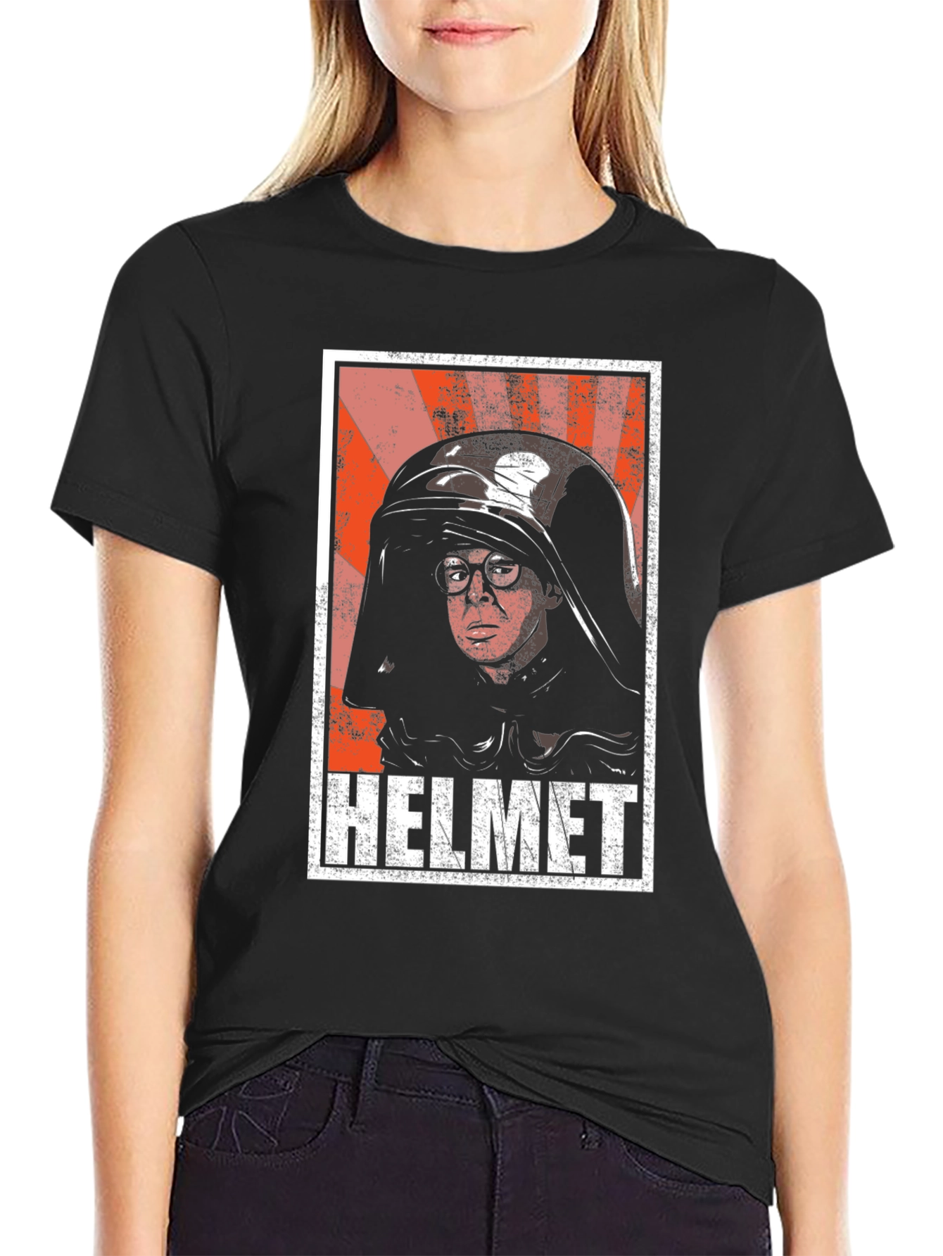 Black Helmet T-Shirt: Dark Helmet Spaceballs Tee view 2