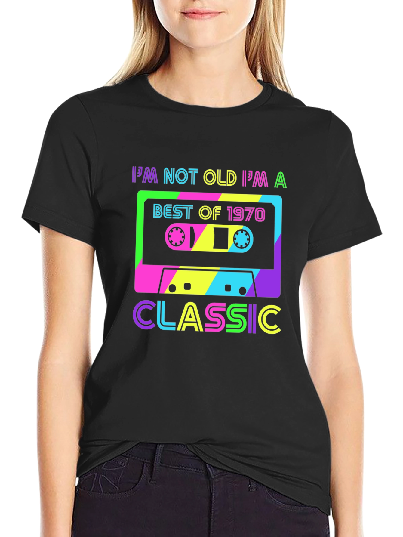 I'm Not Old I'm A Classic 1970 Cassette Tape T-Shirt - 2