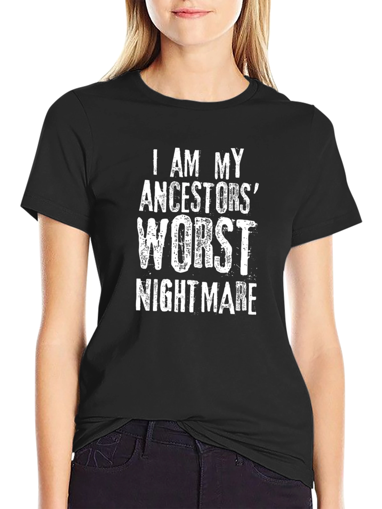 Black Ancestors' Worst Nightmare Graphic Tee view 2
