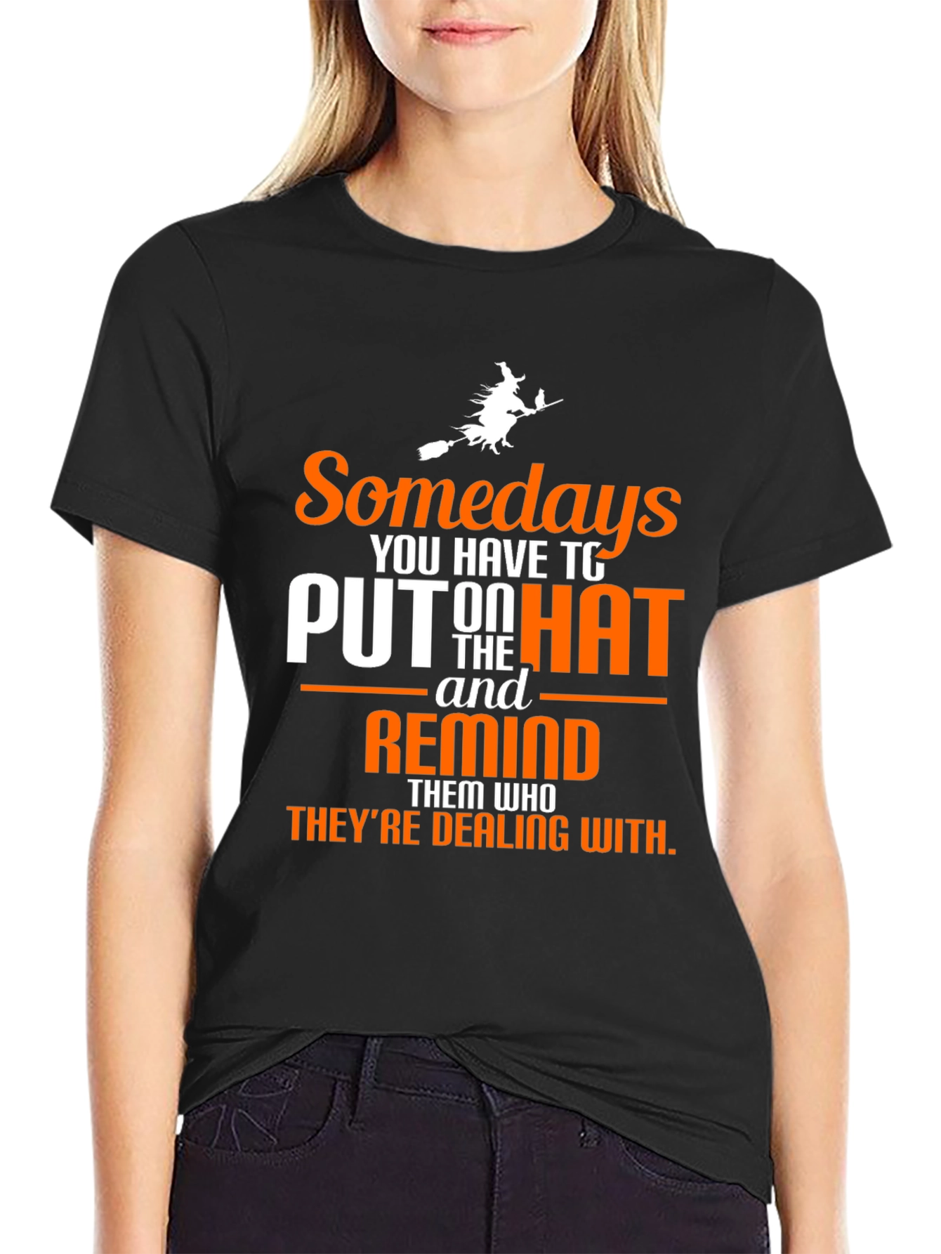 Black Somedays Witch T-Shirt view 2