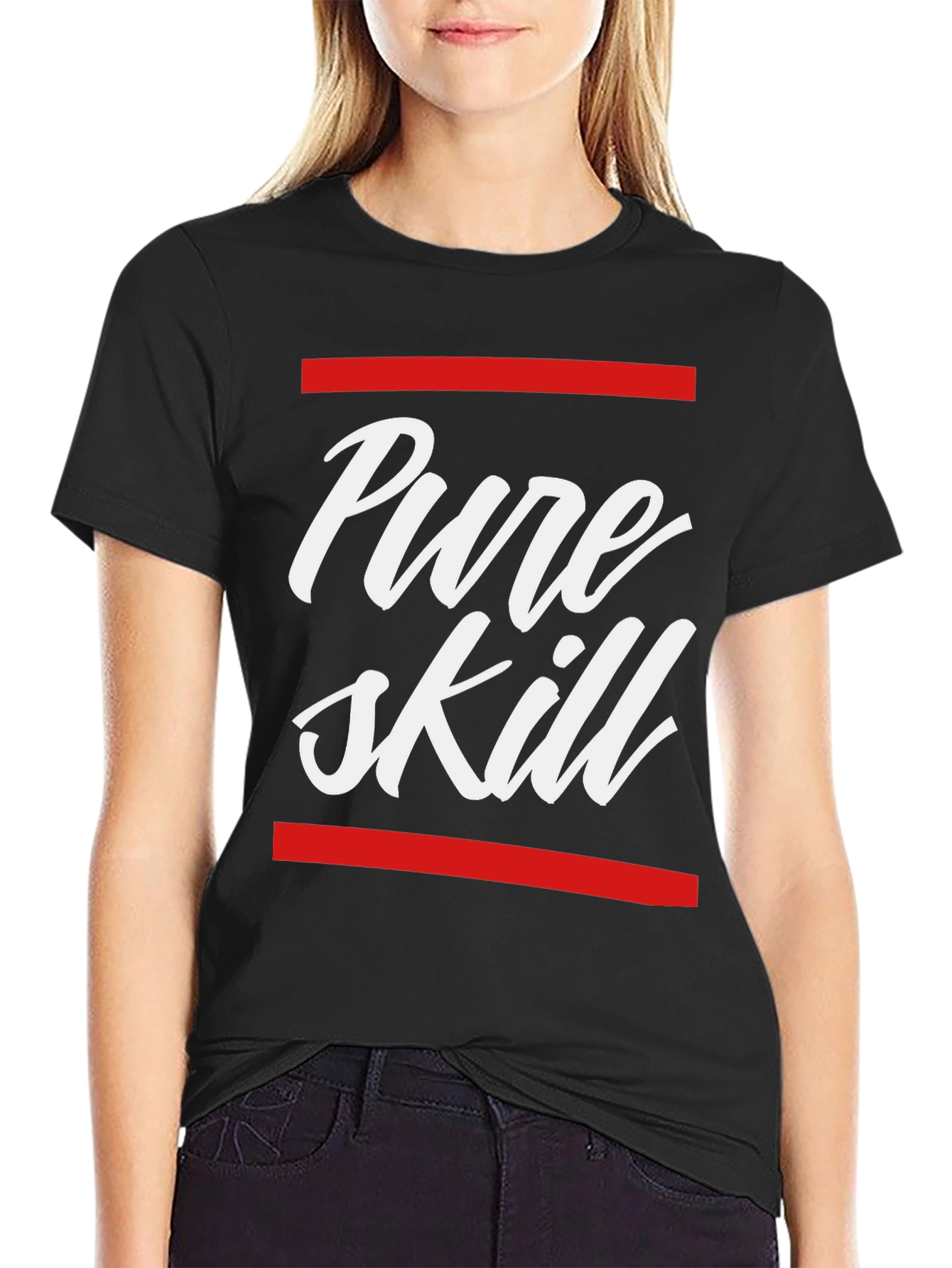 Black Pure Skill Graphic T-Shirt - Black view 2