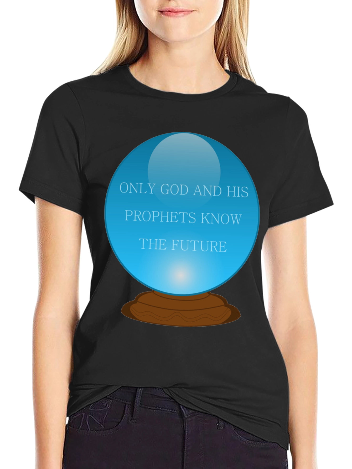 Black Mystic Future T-Shirt: Only God and His Prophets Know view 2