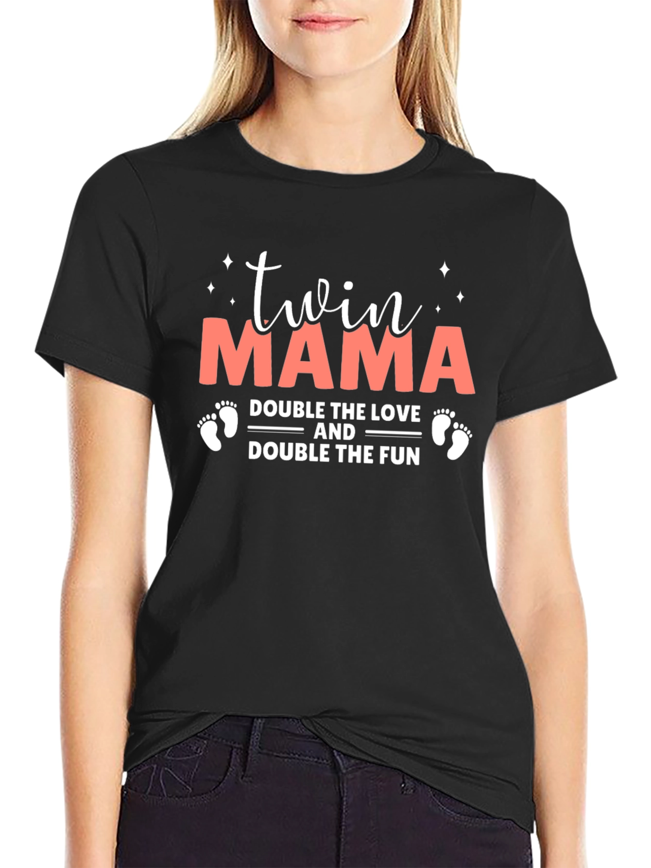 Twin Mama T-Shirt: Double the Love and Fun! - 2