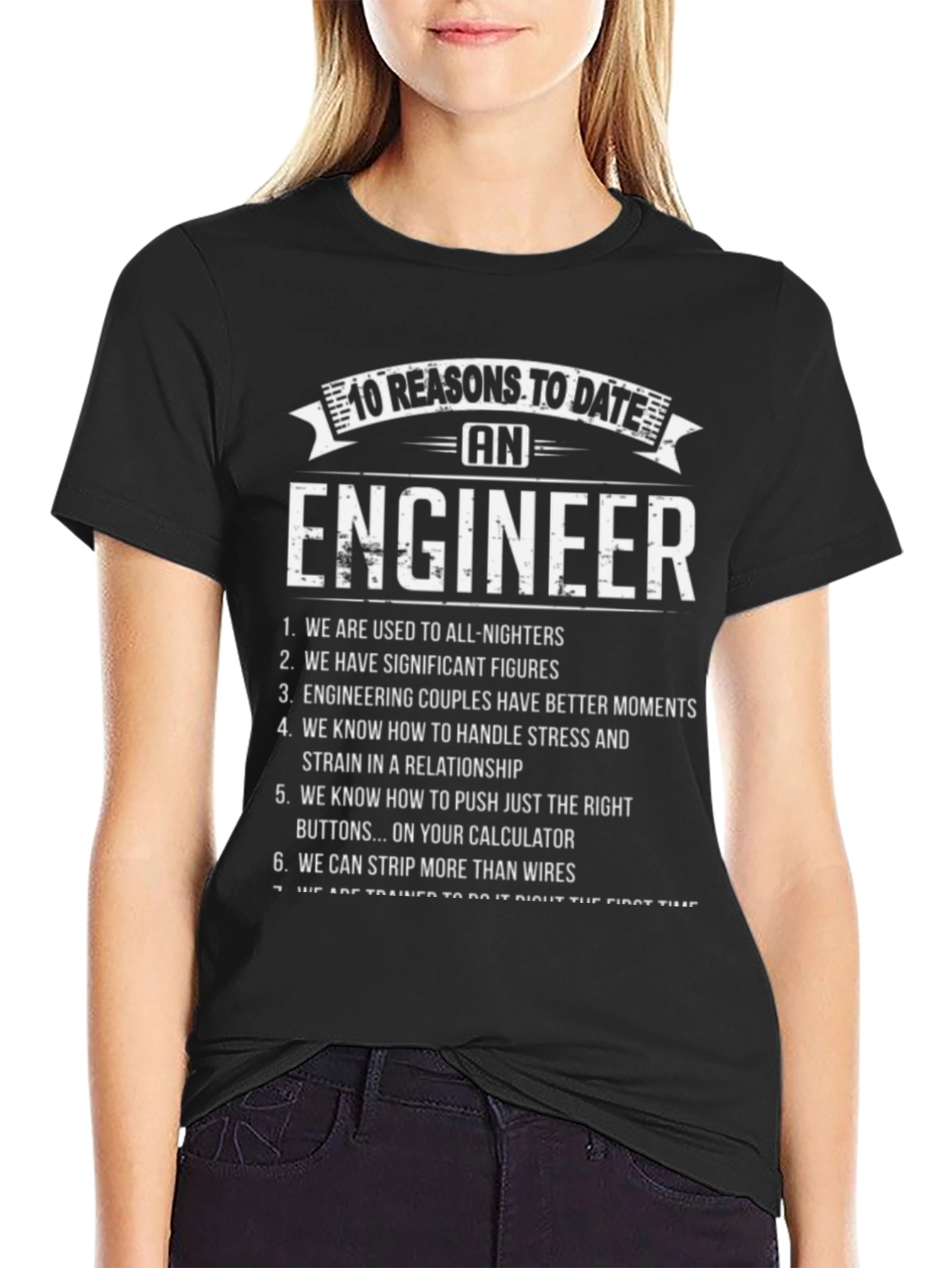 Black Engineer T-Shirt: 10 Reasons to Date view 2