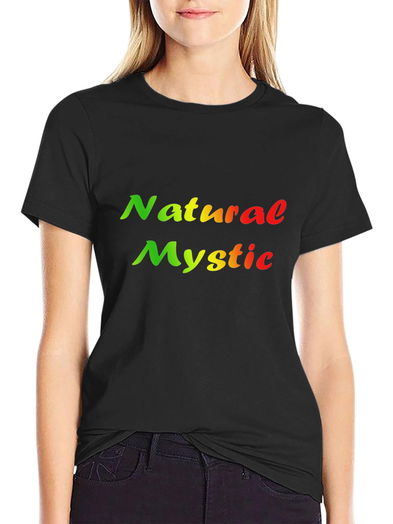 Black Natural Mystic Rasta T-Shirt - Reggae Style view 2