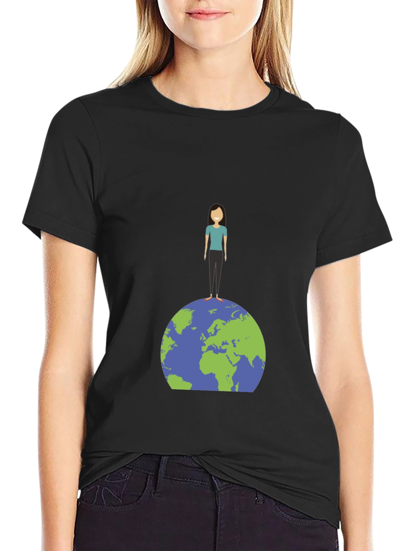 Black Earth Day Graphic Tee - Global Unity view 2