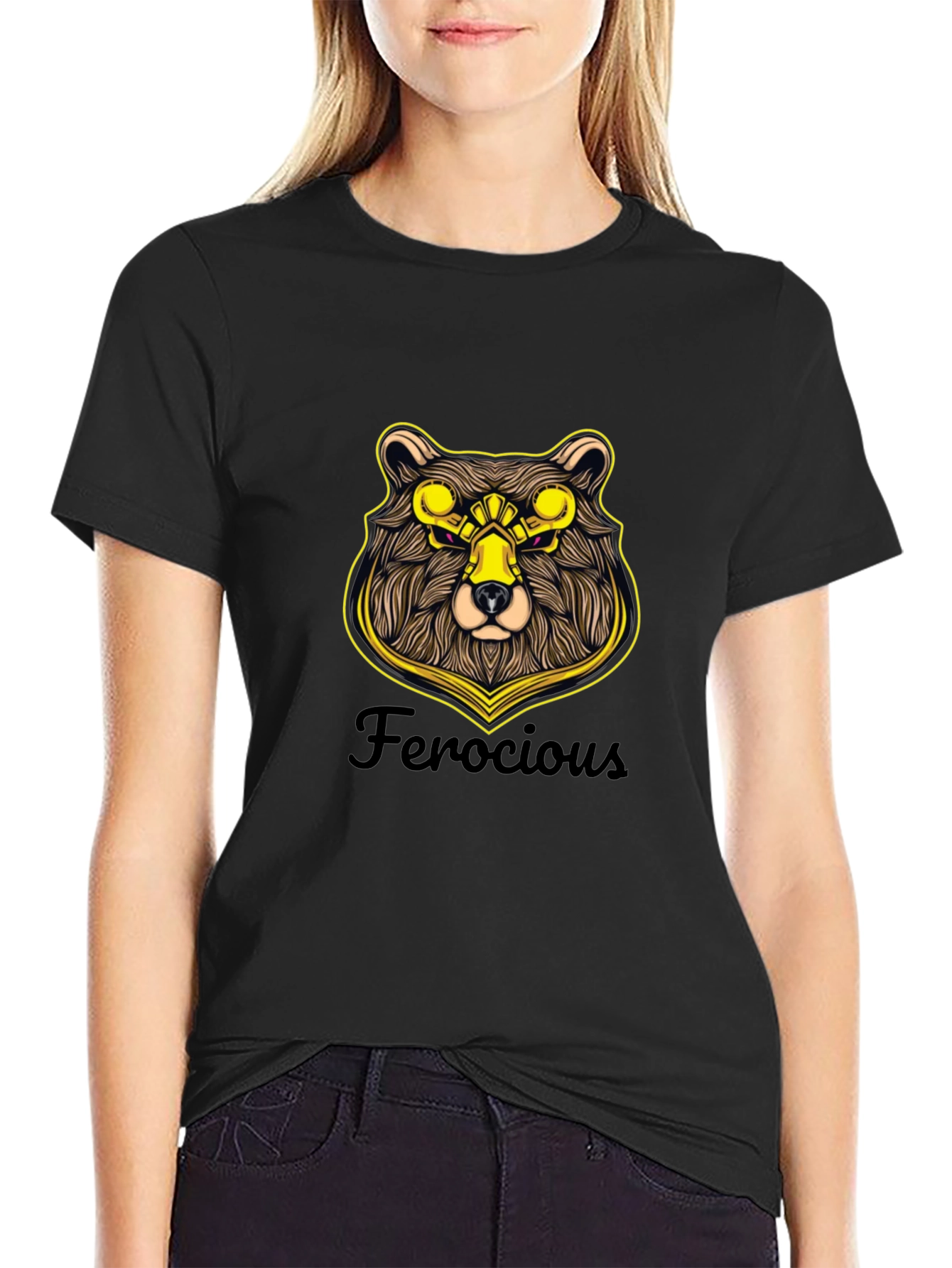 Ferocious Bear Graphic T-Shirt - 2