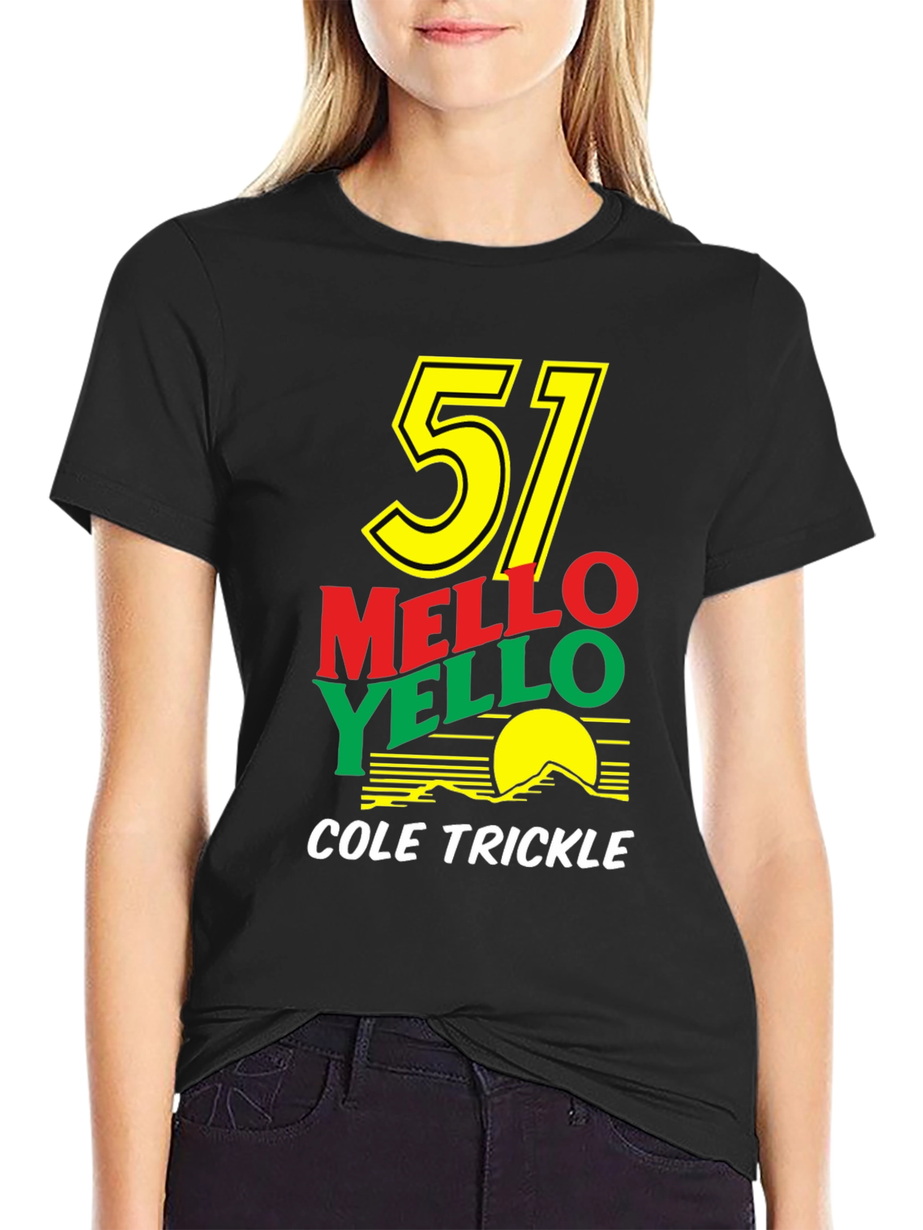 Black Cole Trickle Mello Yello 51 T-Shirt view 2