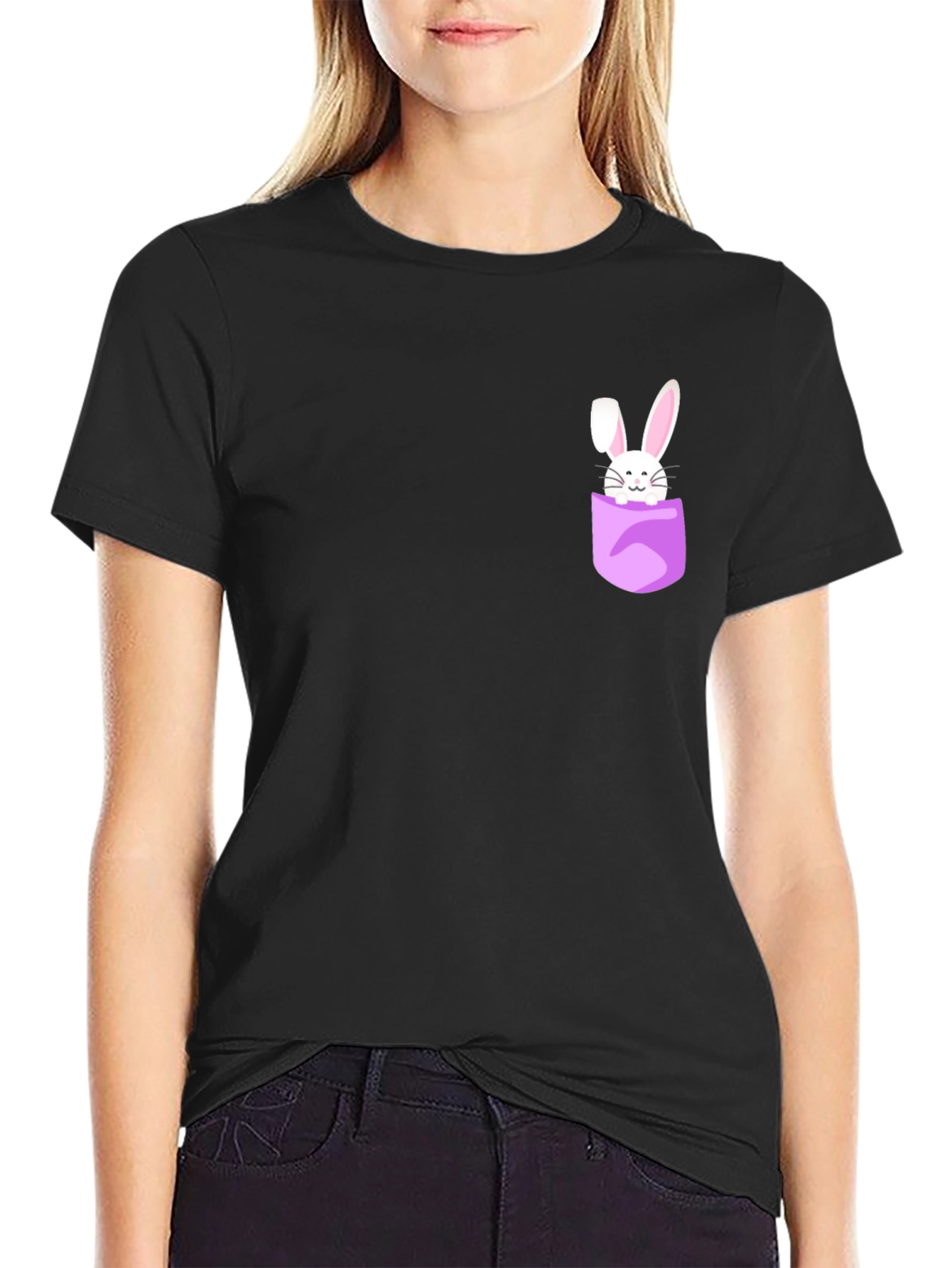 Black Bunny Pocket Graphic Tee view 2