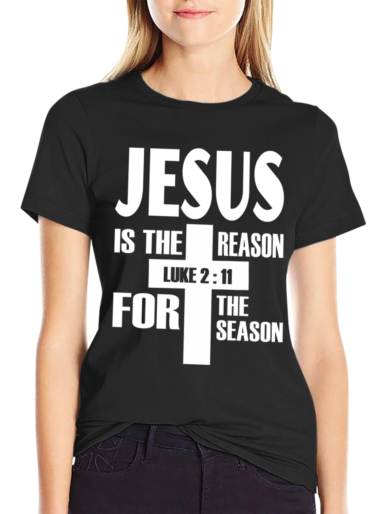 Black Jesus is the Reason T-Shirt view 2