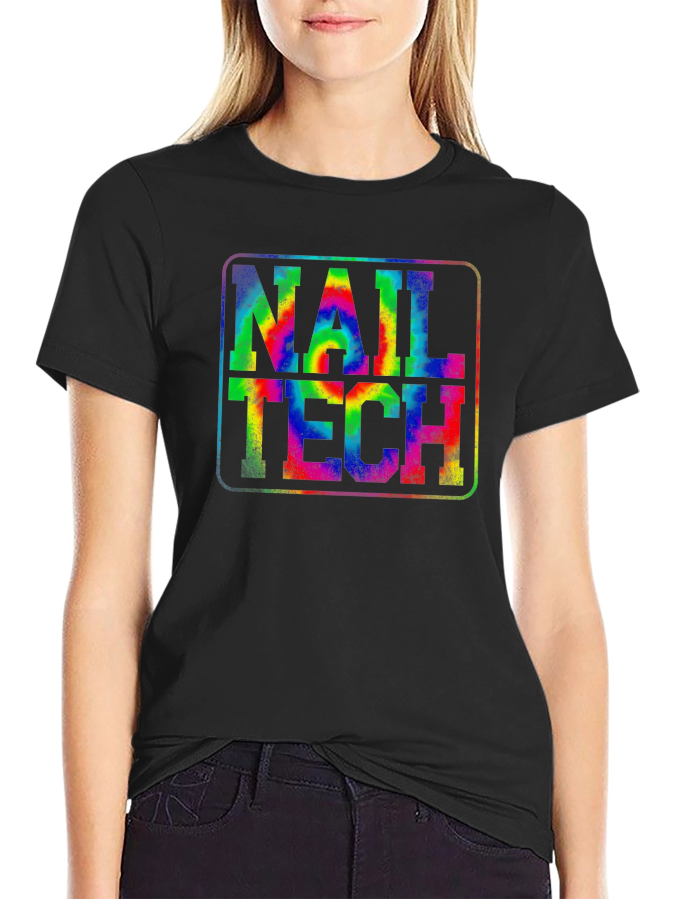 Nail Tech Tie-Dye Graphic T-Shirt - Unisex - 2