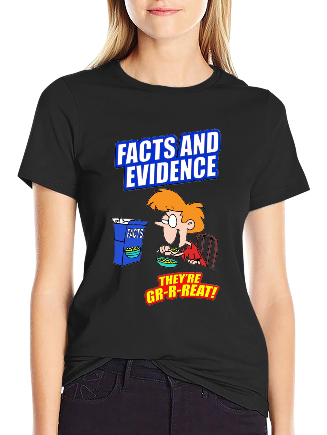 Black Facts and Evidence T-Shirt view 2