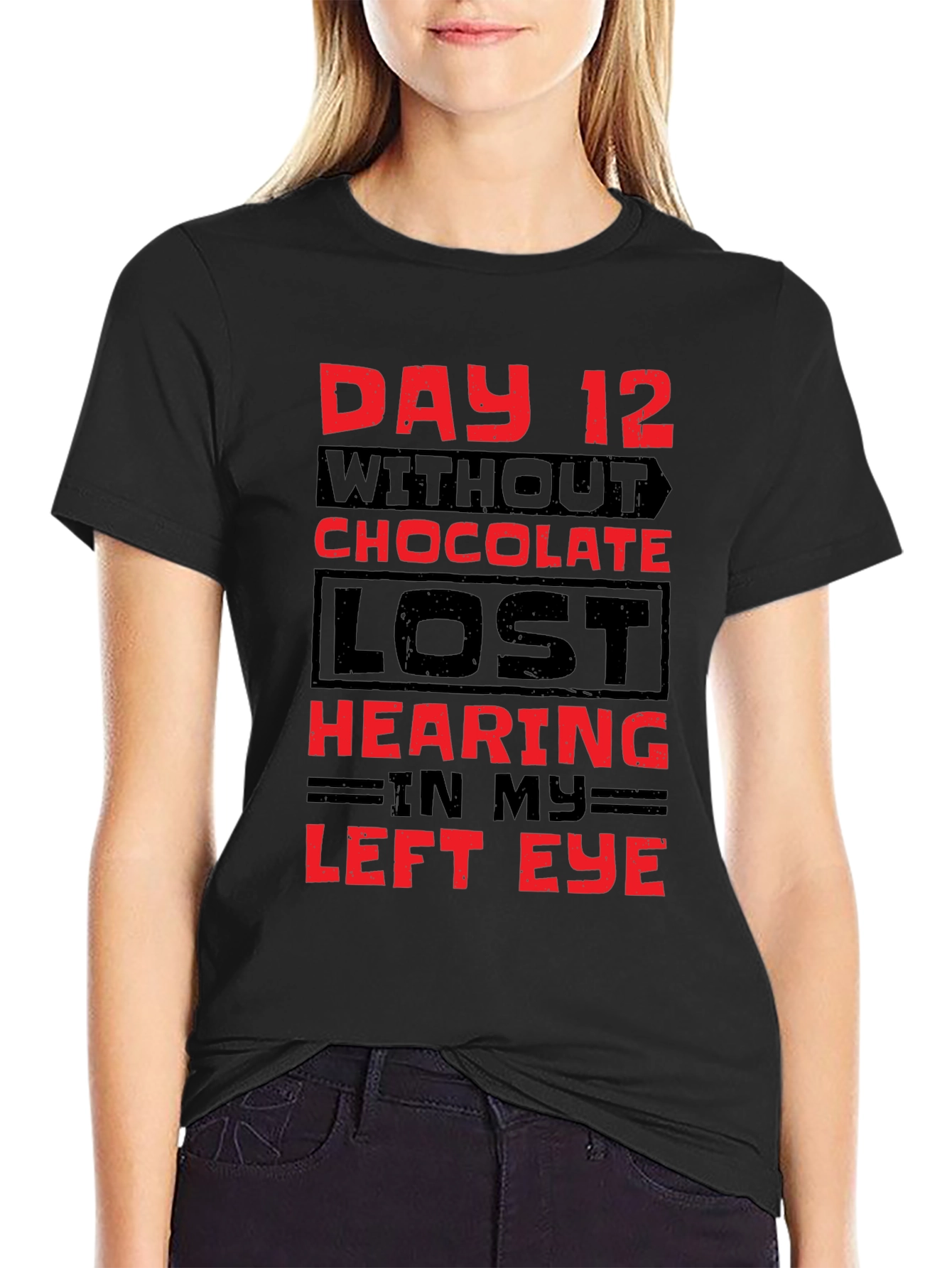Black Day 12 Without Chocolate T-Shirt view 2