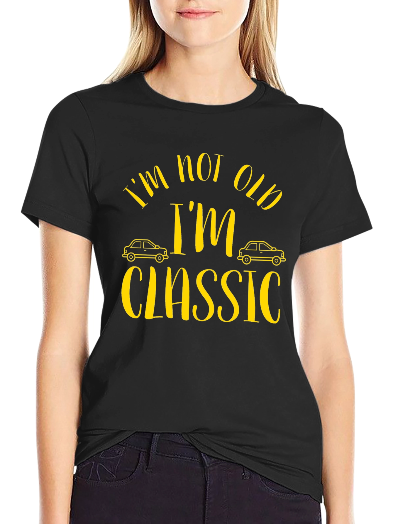Black I'm Not Old, I'm Classic Men's T-Shirt view 2