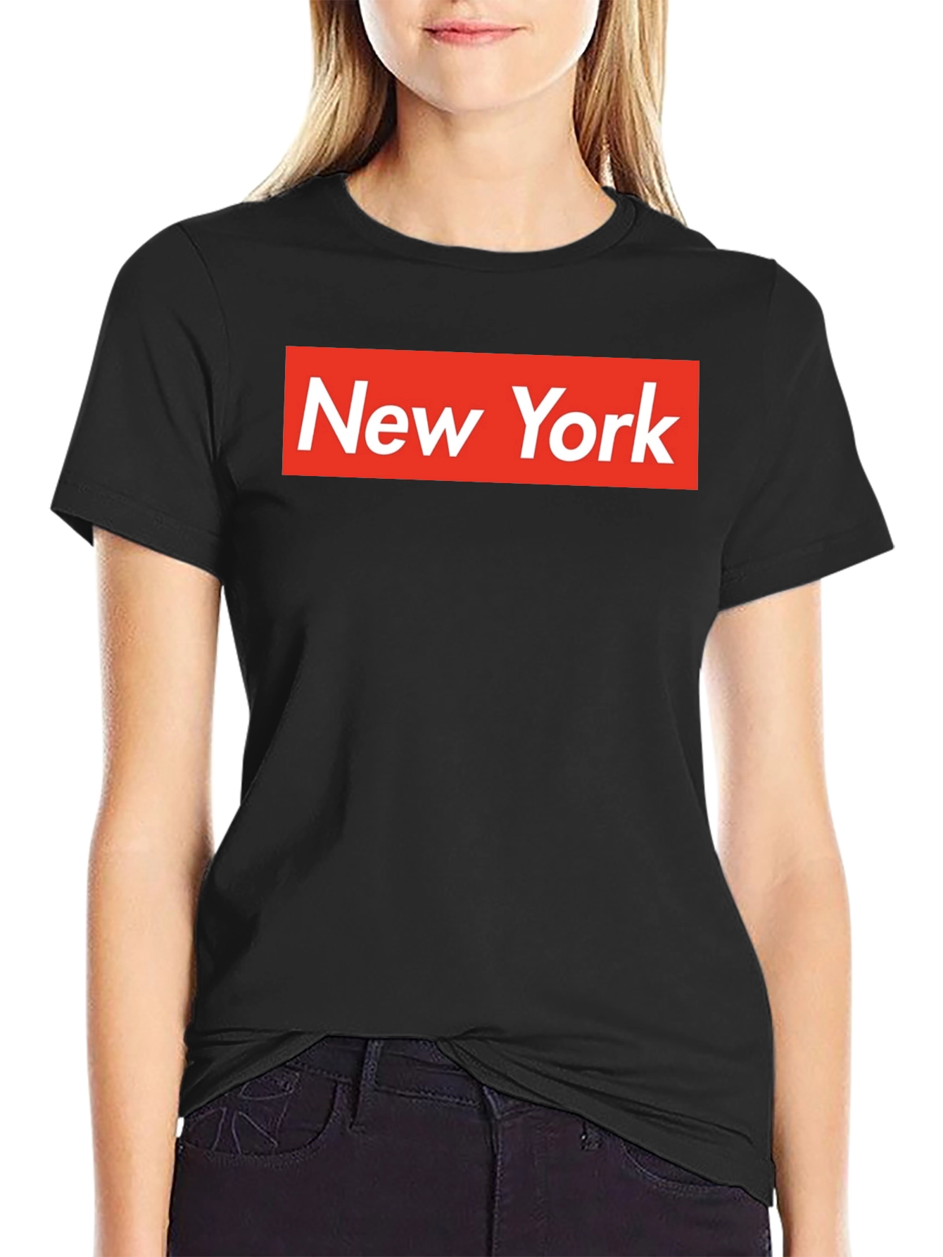 Black New York Graphic Tee - Stylish City Pride view 2