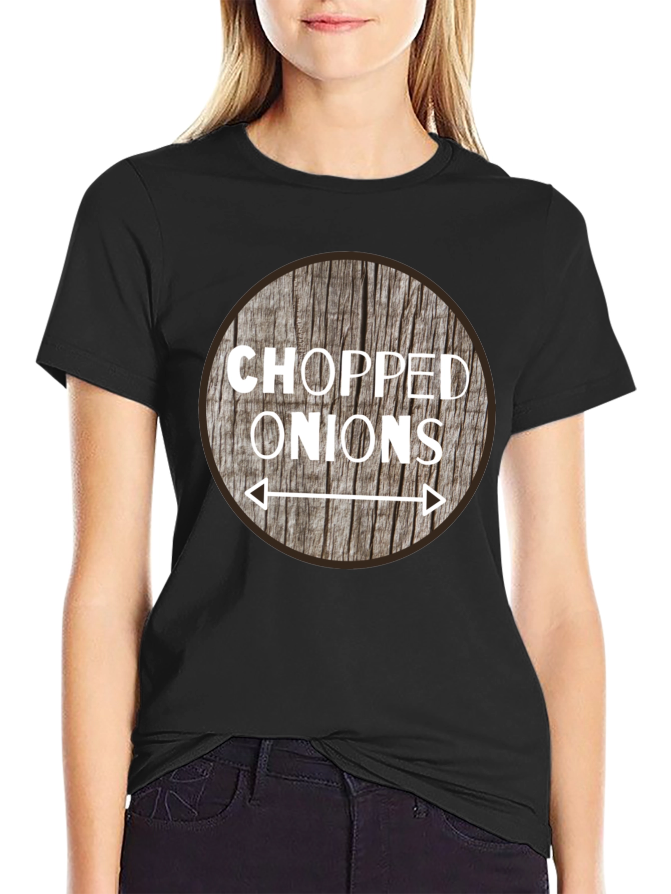 Chopped Onions Graphic Tee - Novelty Food Shirt - 2