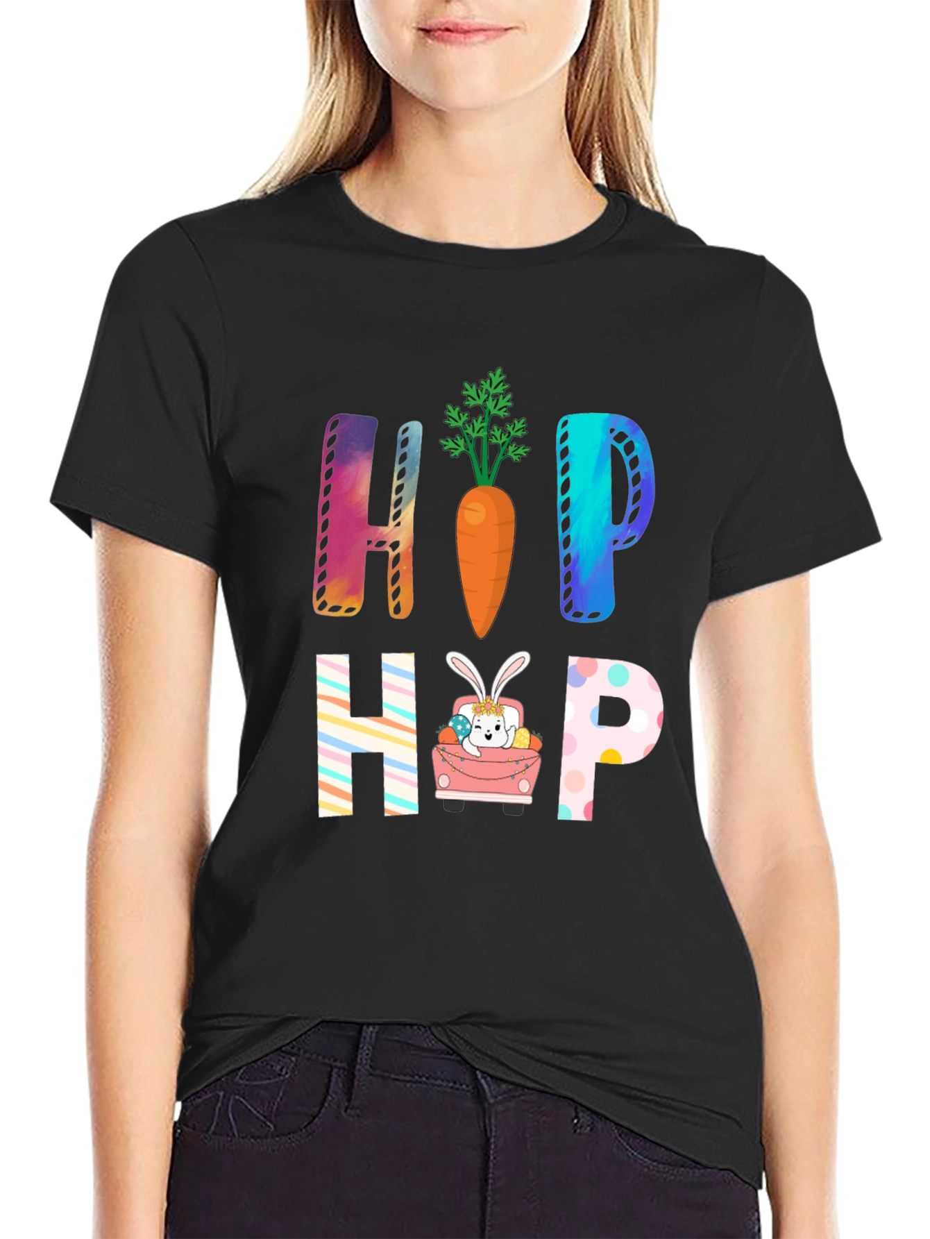 Black Easter Hop T-Shirt view 2