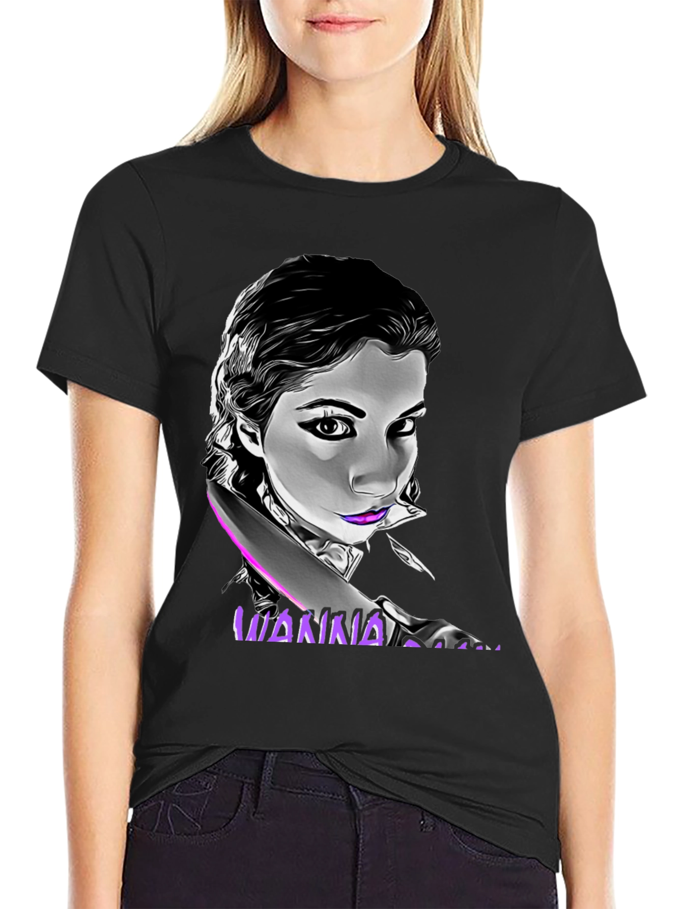 Black Wanna Dart T-Shirt view 2