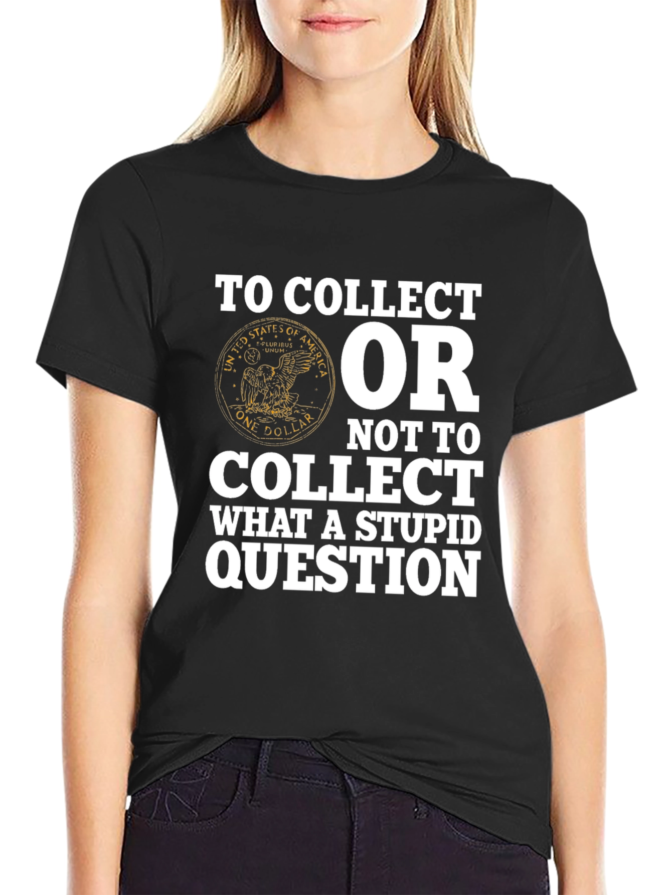 Black To Collect T-Shirt - Funny Collector's Tee view 2