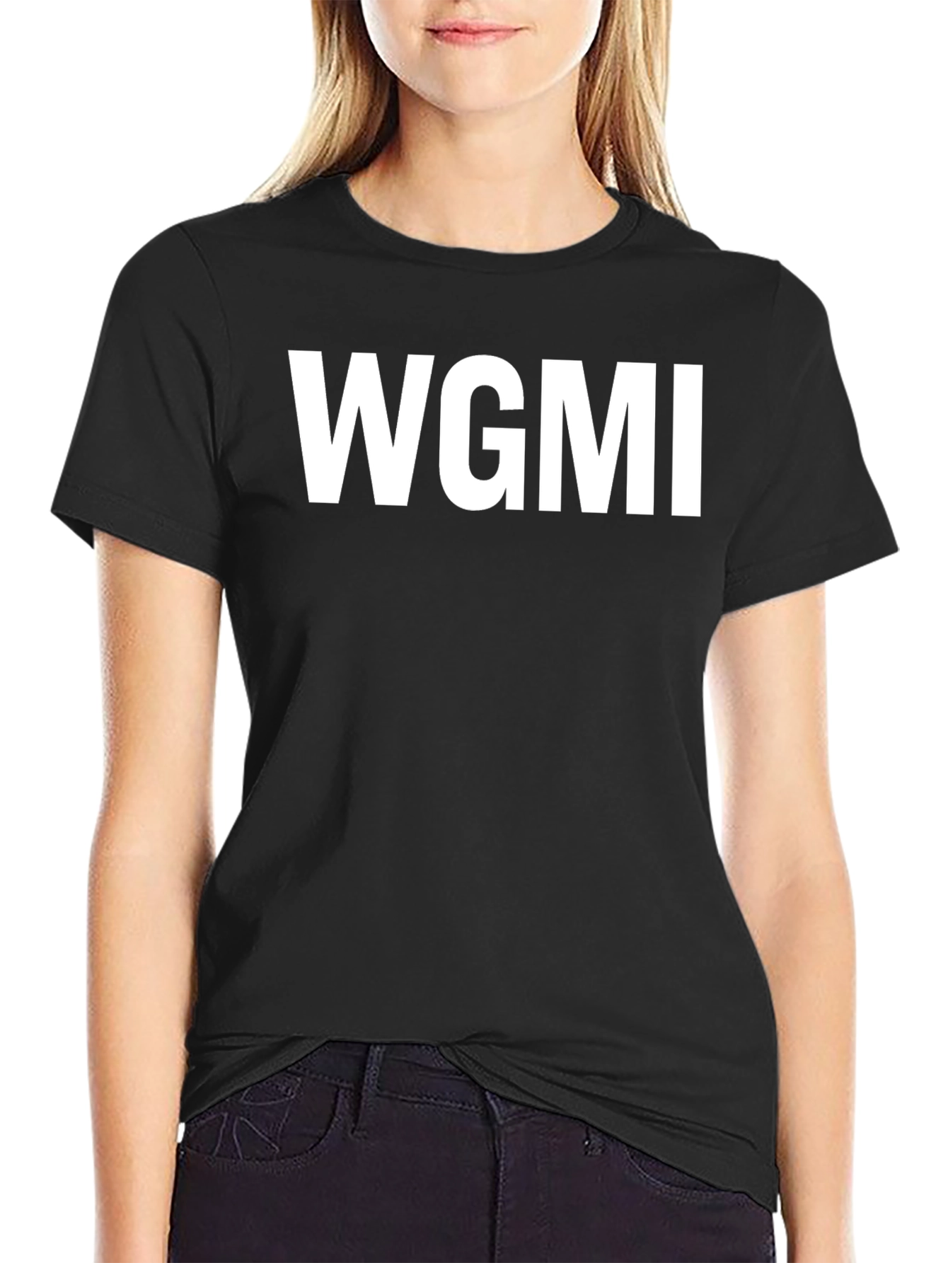 Black WGMI Graphic Tee - Classic Black view 2