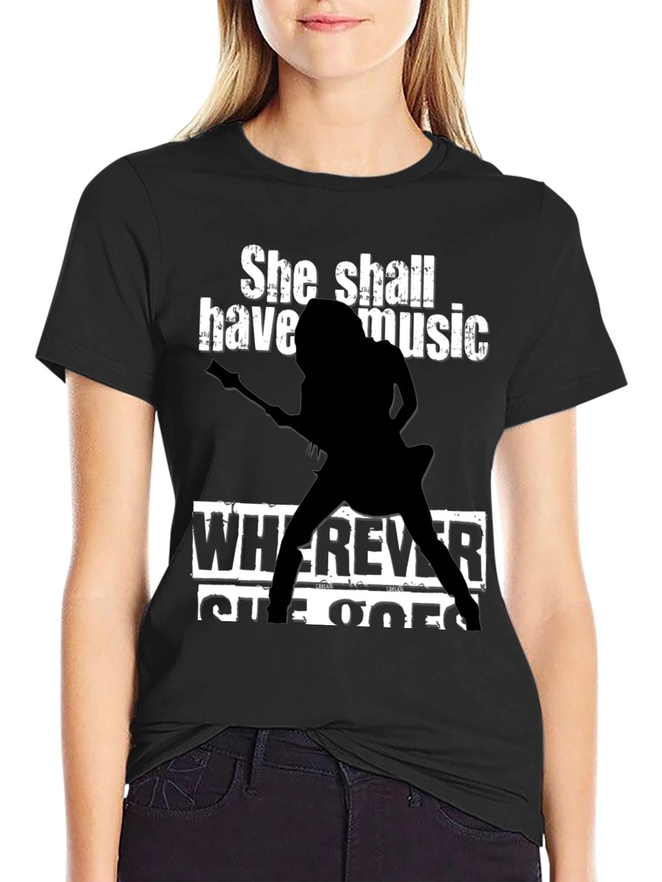 Black She Shall Have Music T-Shirt view 2