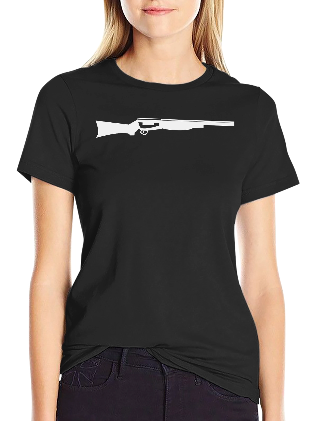 Black Shotgun T-Shirt - Mens Graphic Tee view 2