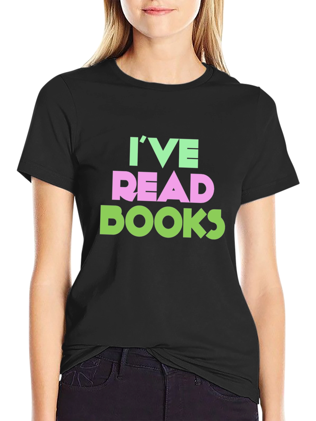 Black I've Read Books Graphic Tee view 2