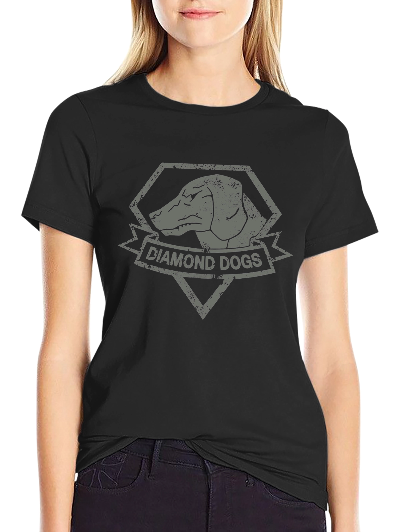 Black Diamond Dogs Graphic T-Shirt - Black view 2