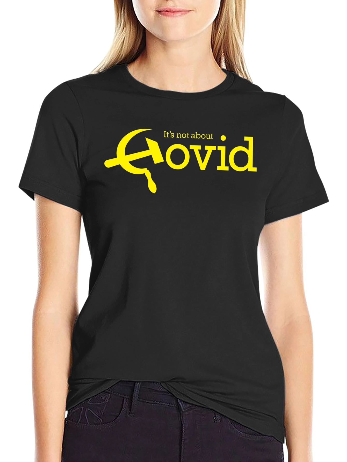 Black It's Not About Ovid T-Shirt - Anti-Establishment Tee view 2