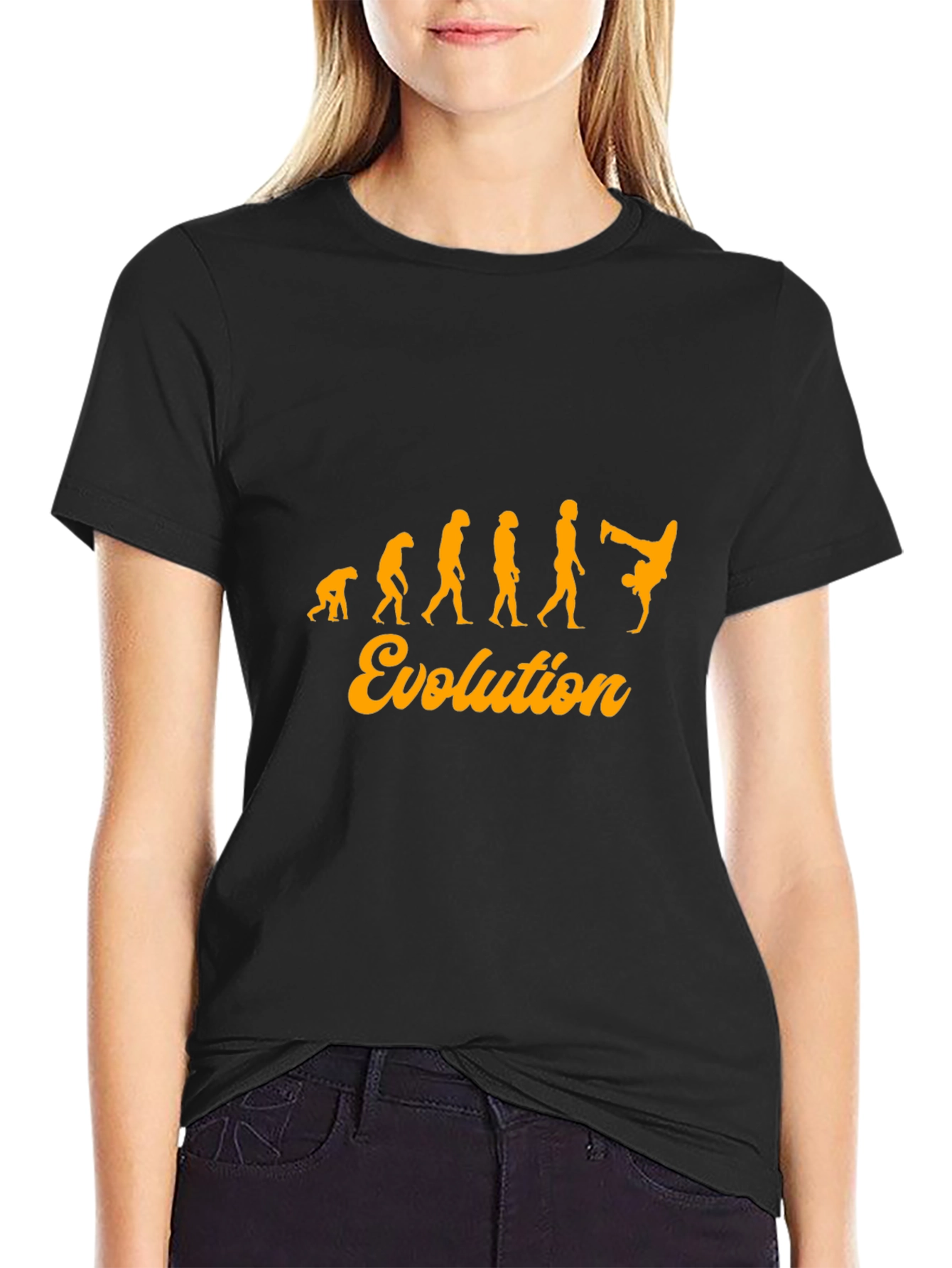 Black Evolution of Dance Black T-Shirt view 2