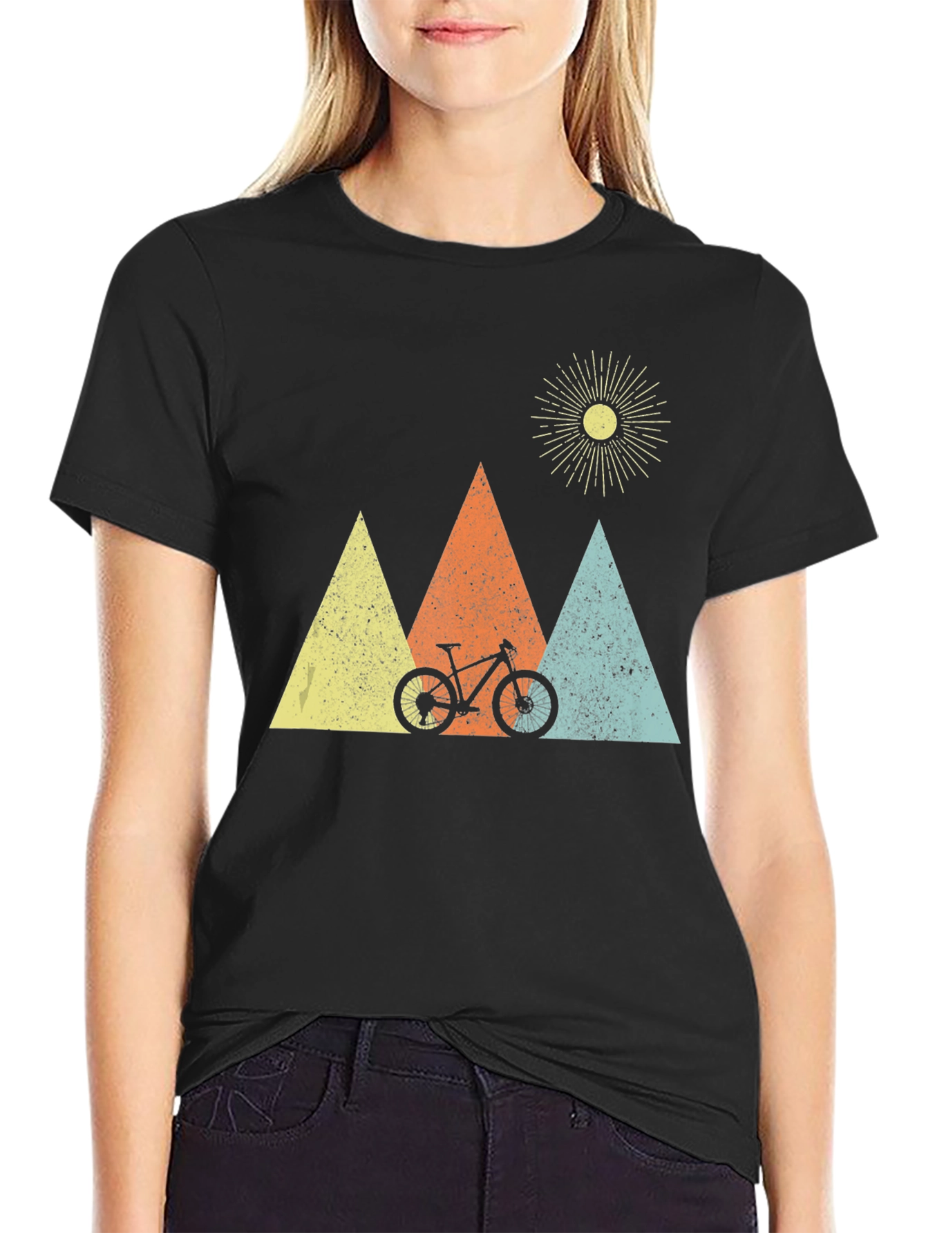 Black Mountain Bike T-Shirt - Adventure Style view 2