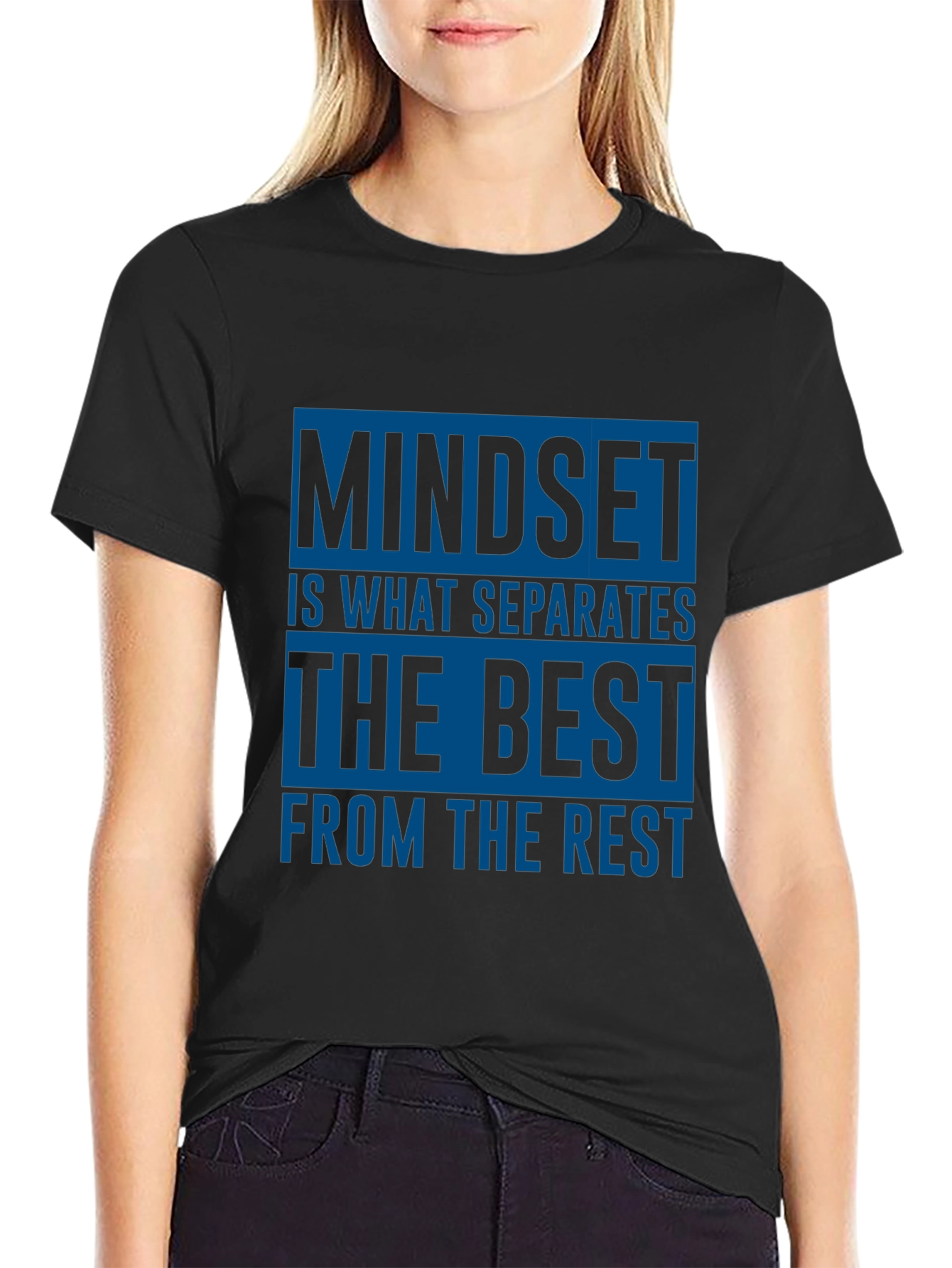 Black Mindset T-Shirt - Separates the Best From the Rest view 2