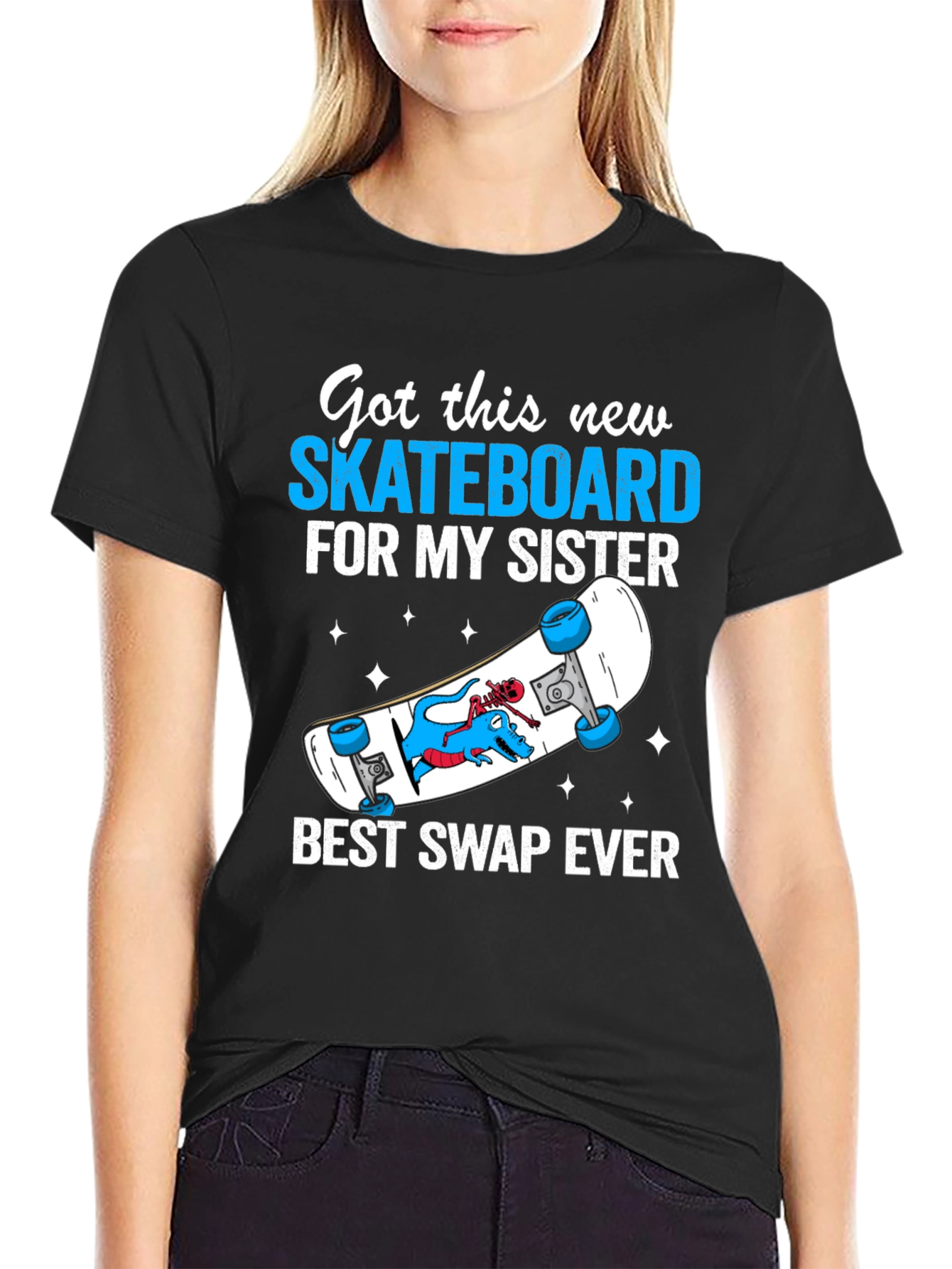 Skateboard Sister Graphic Tee - 2