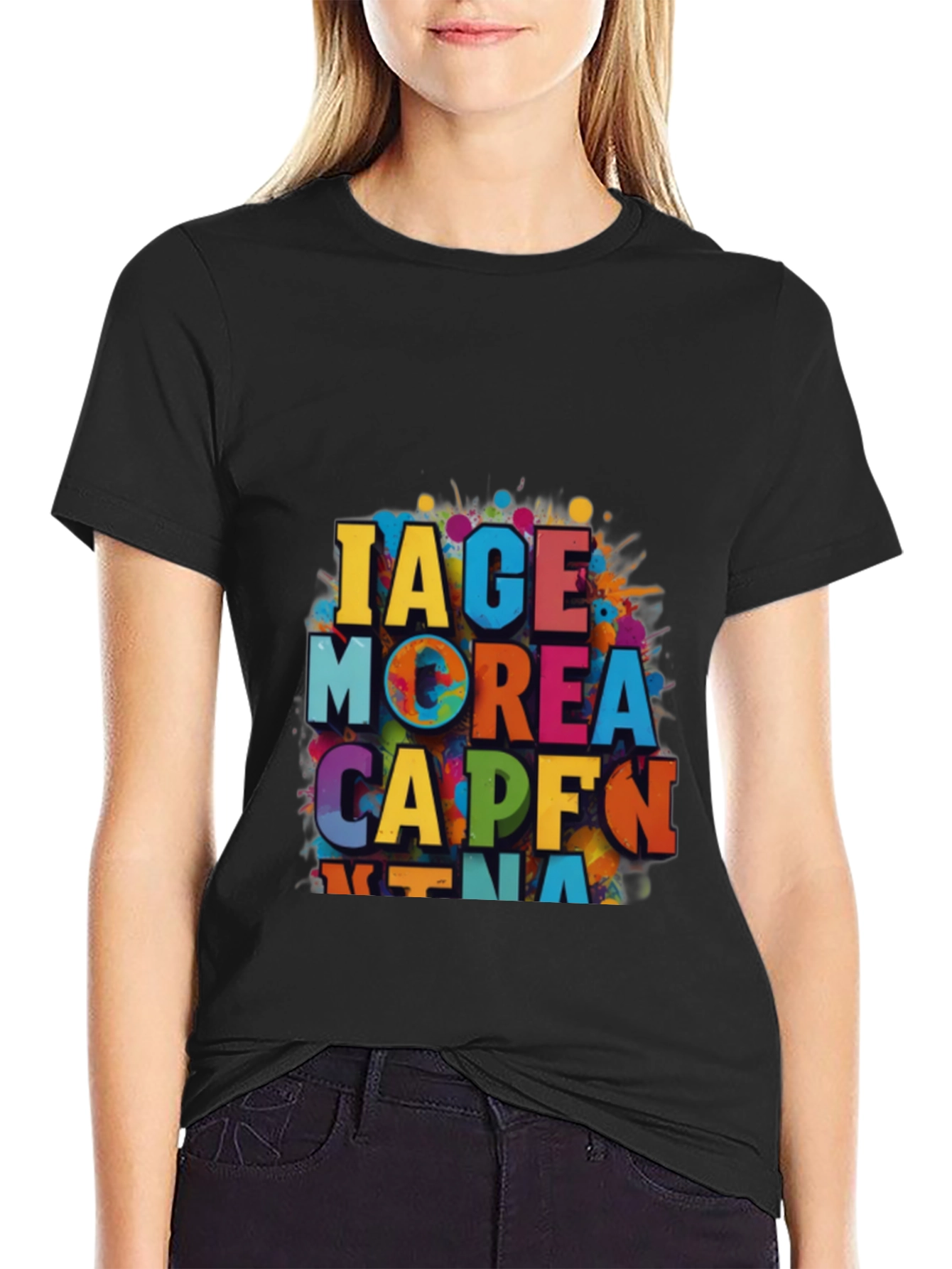 Black IACE MOREA CAPFN KTNA Graphic Tee view 2