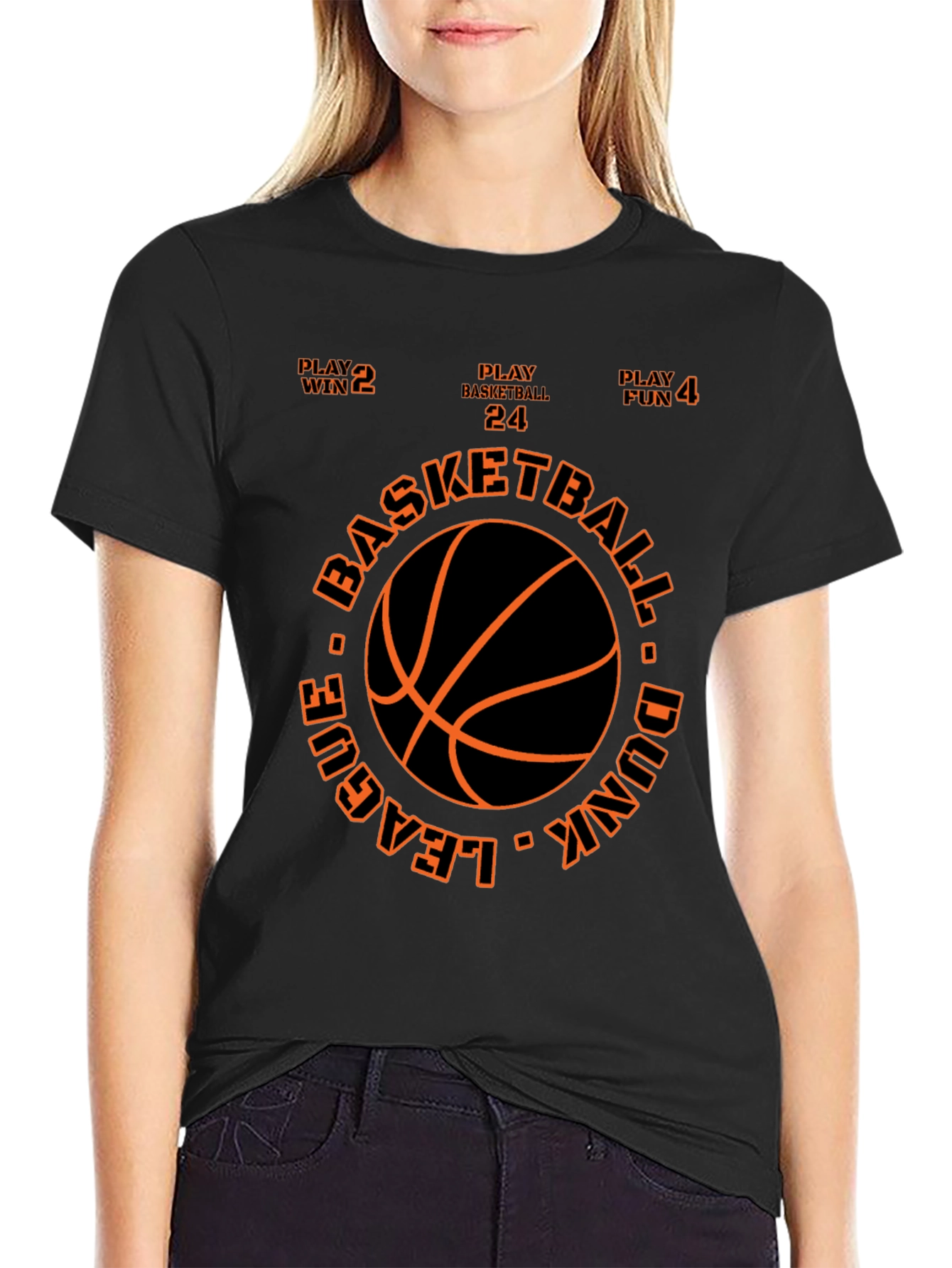 Basketball League Dunk T-Shirt - 2