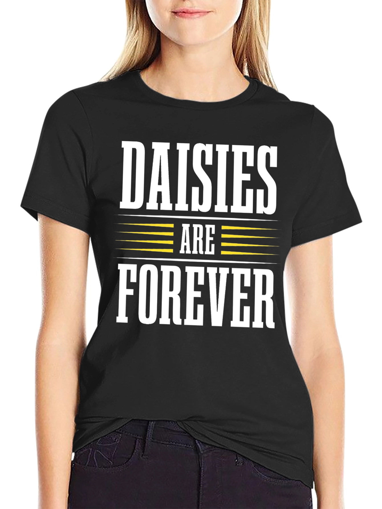 Black Daisies are Forever Graphic Tee view 2