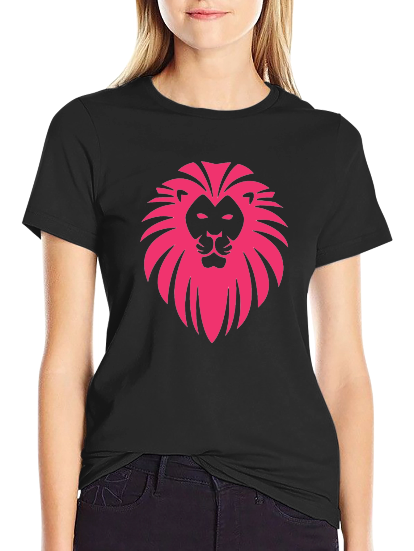 Black Lion Graphic Tee - Bold & Stylish view 2