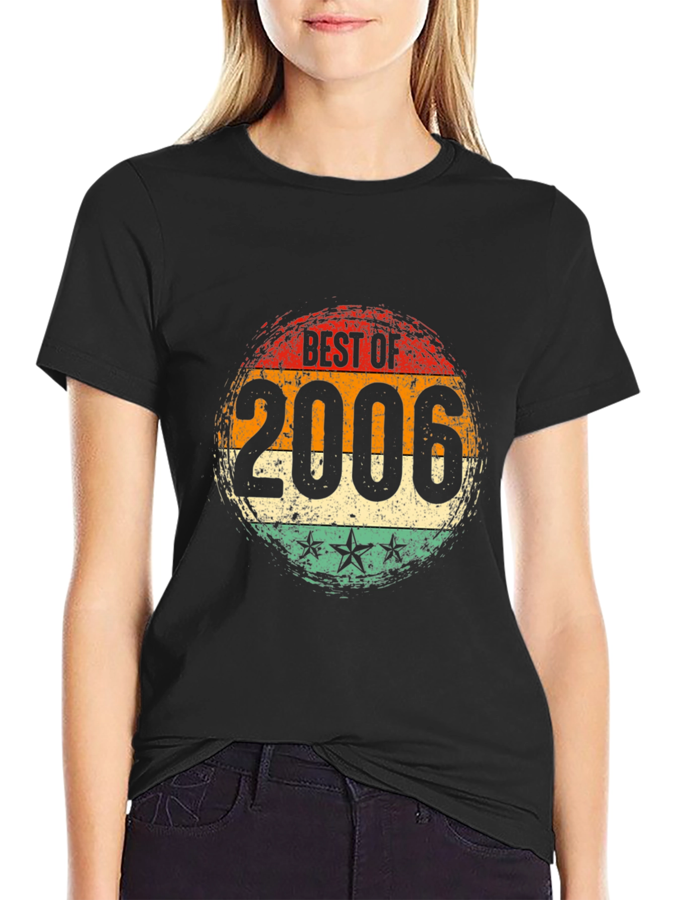 Black Best of 2006 Vintage Style T-Shirt view 2