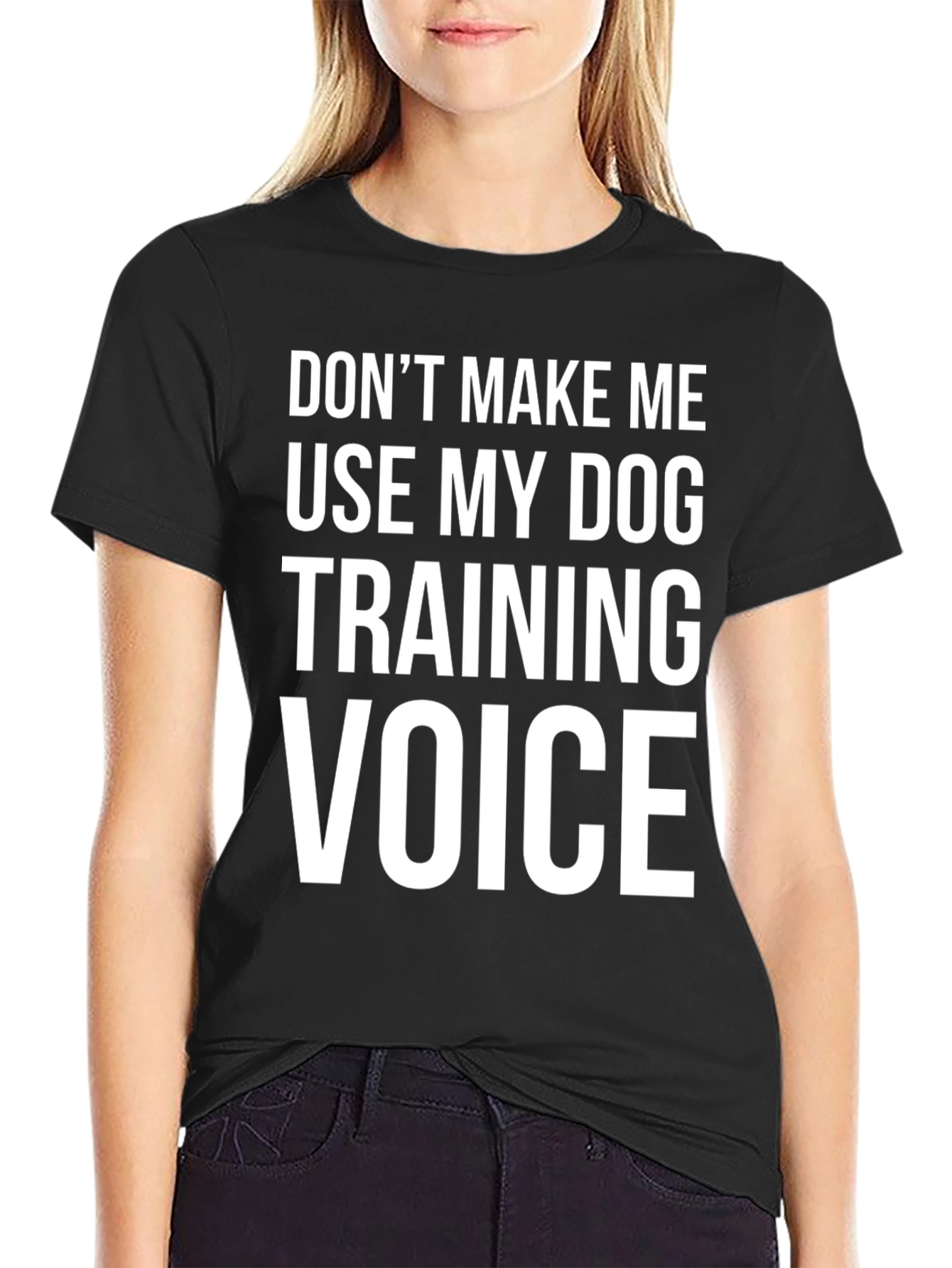 Dog Training Voice T-Shirt - Funny Pet Owner Tee - 2