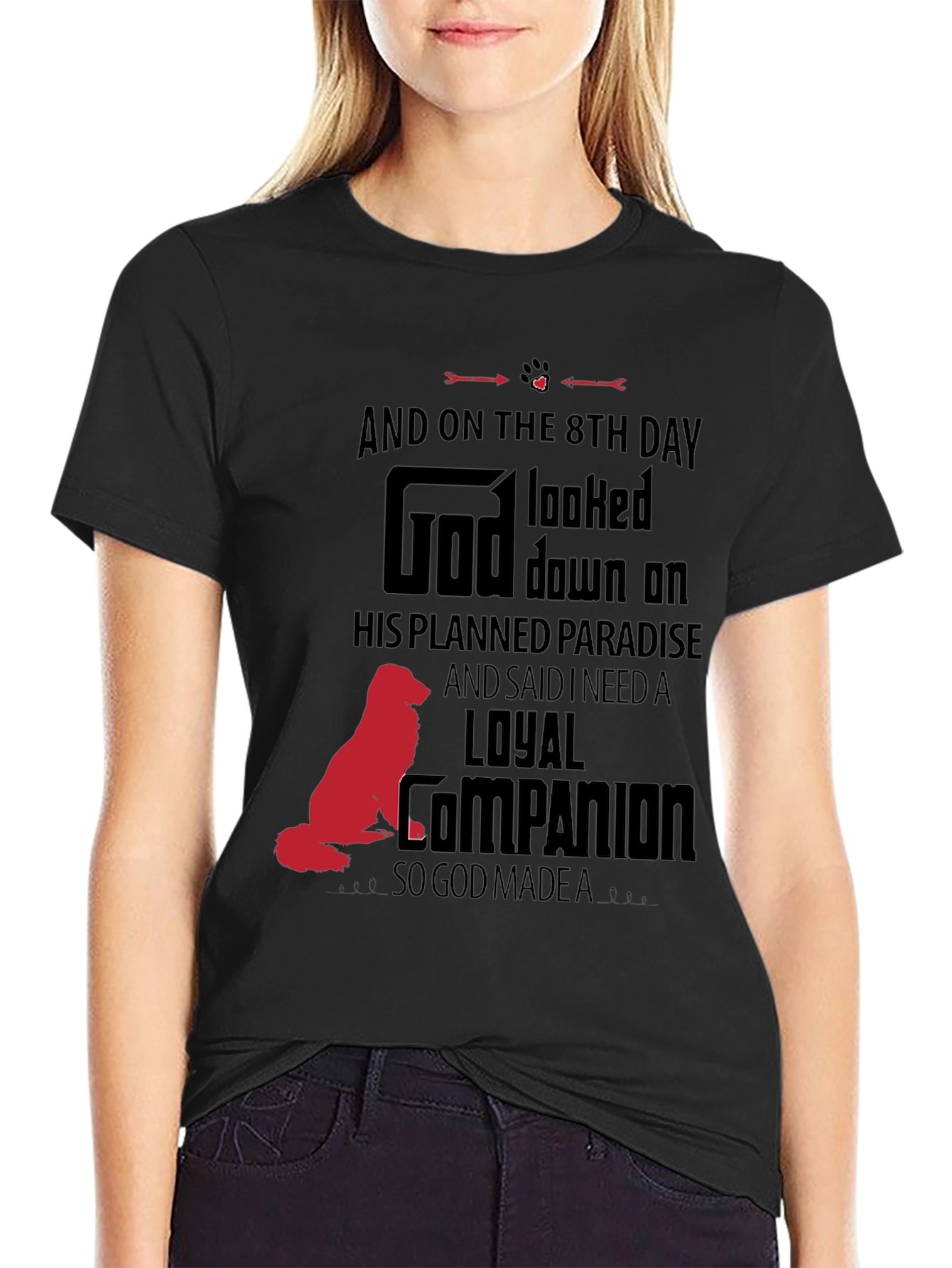 Dog Lover T-Shirt: Loyal Companion Design - 2