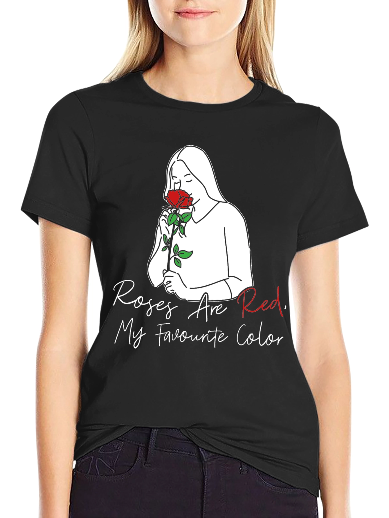 Black Roses are Red T-Shirt view 2