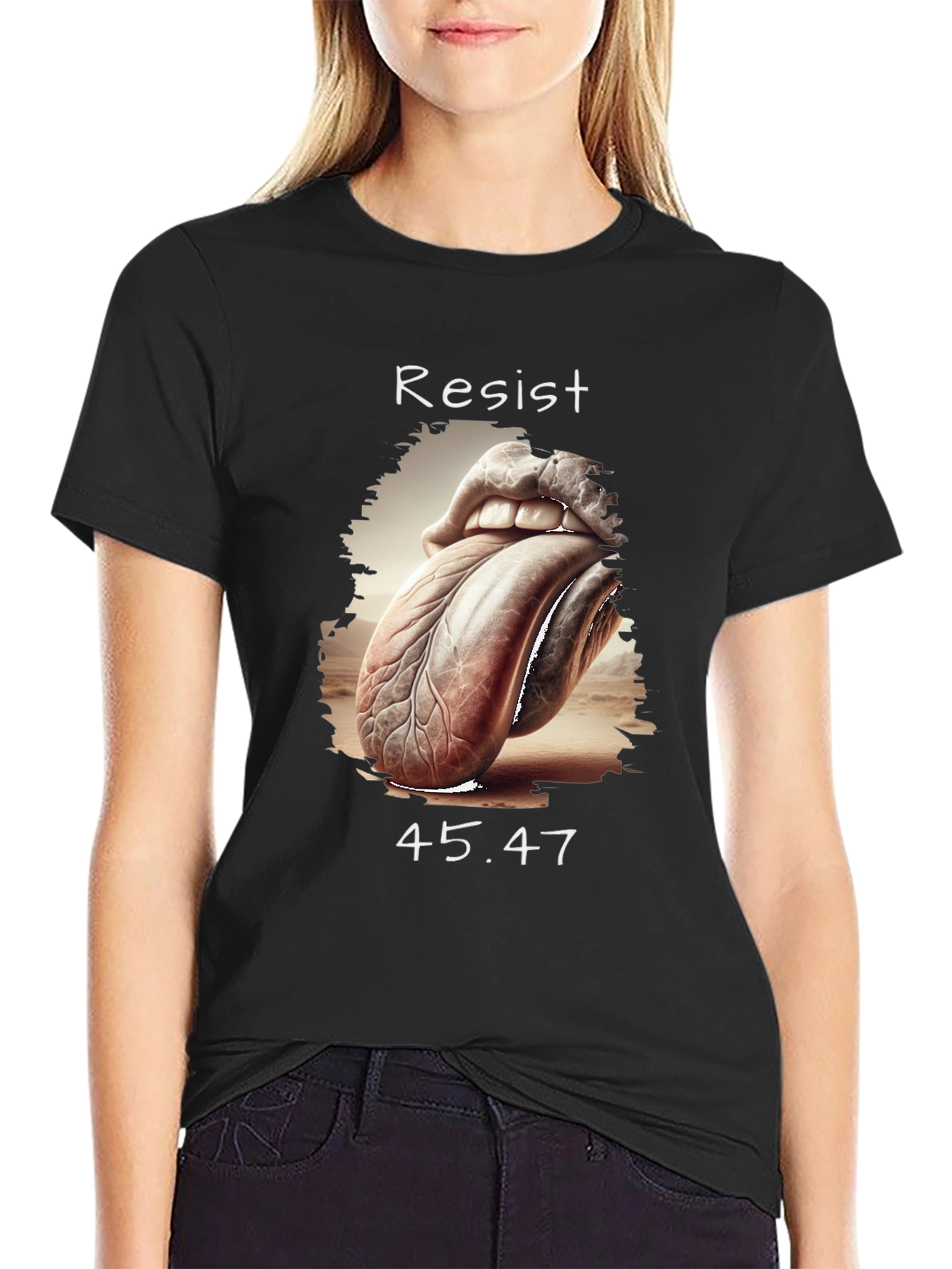 Black Resist 45.47 Graphic Tee view 2