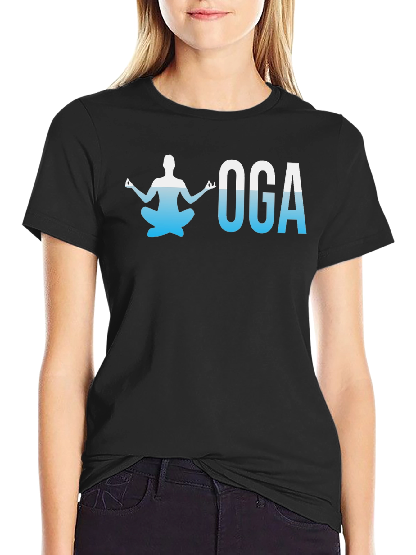 Black Yoga OGA Black T-Shirt view 2
