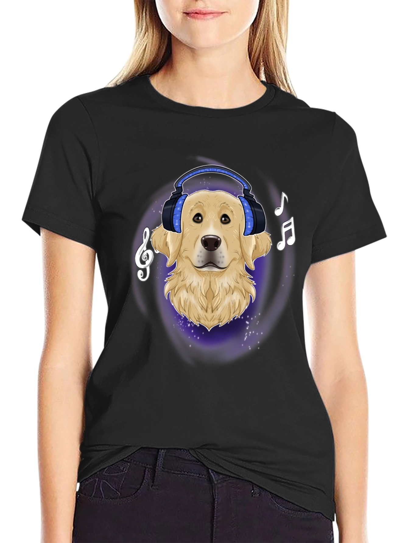 Black Dog DJ T-Shirt view 2