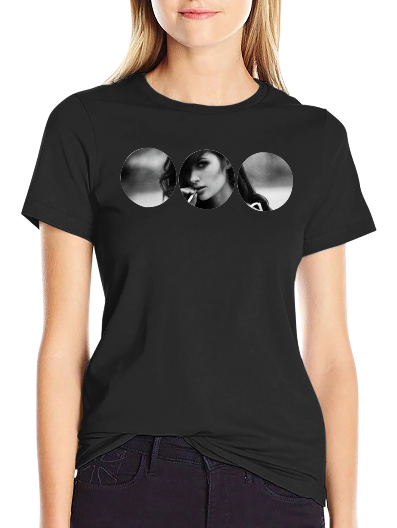 Black Black Graphic Tee - Keira Knightley view 2