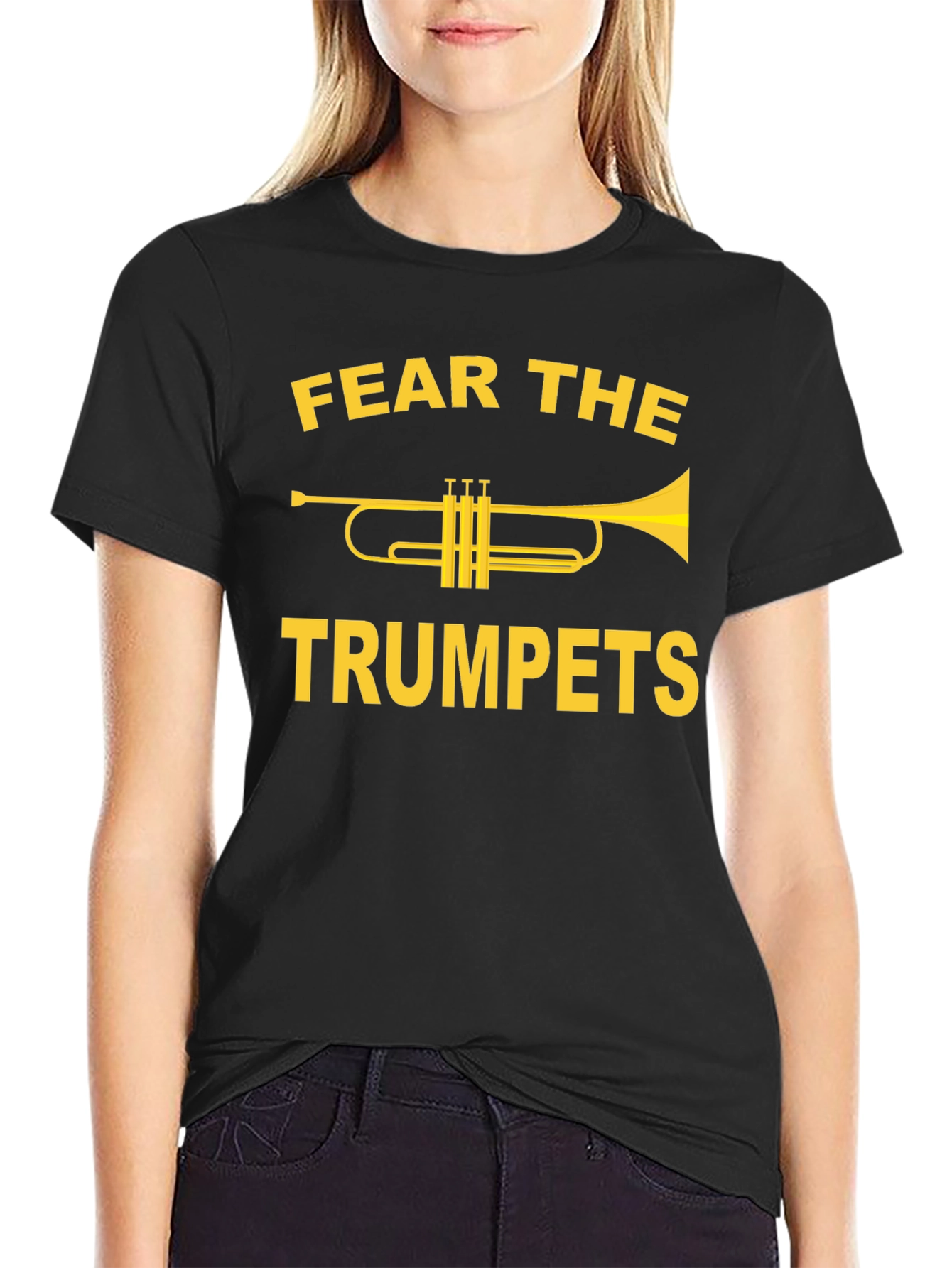 Black Fear The Trumpets T-Shirt view 2